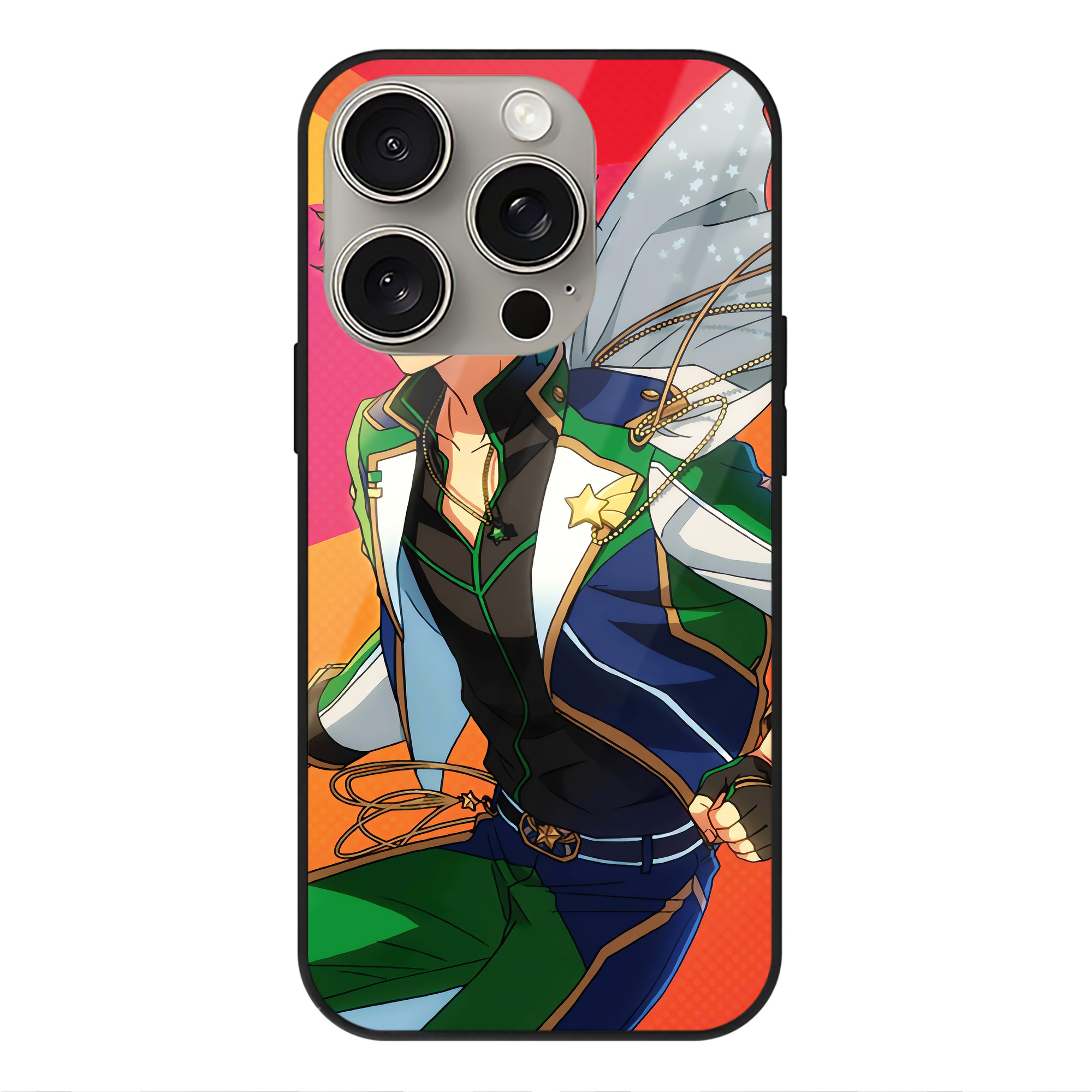 （画像用） あんさんぶるスターズ! Ensemble Stars 【iPhone15Pro対応】スマホケース 耐衝撃＆黄変防止 背面ガラス