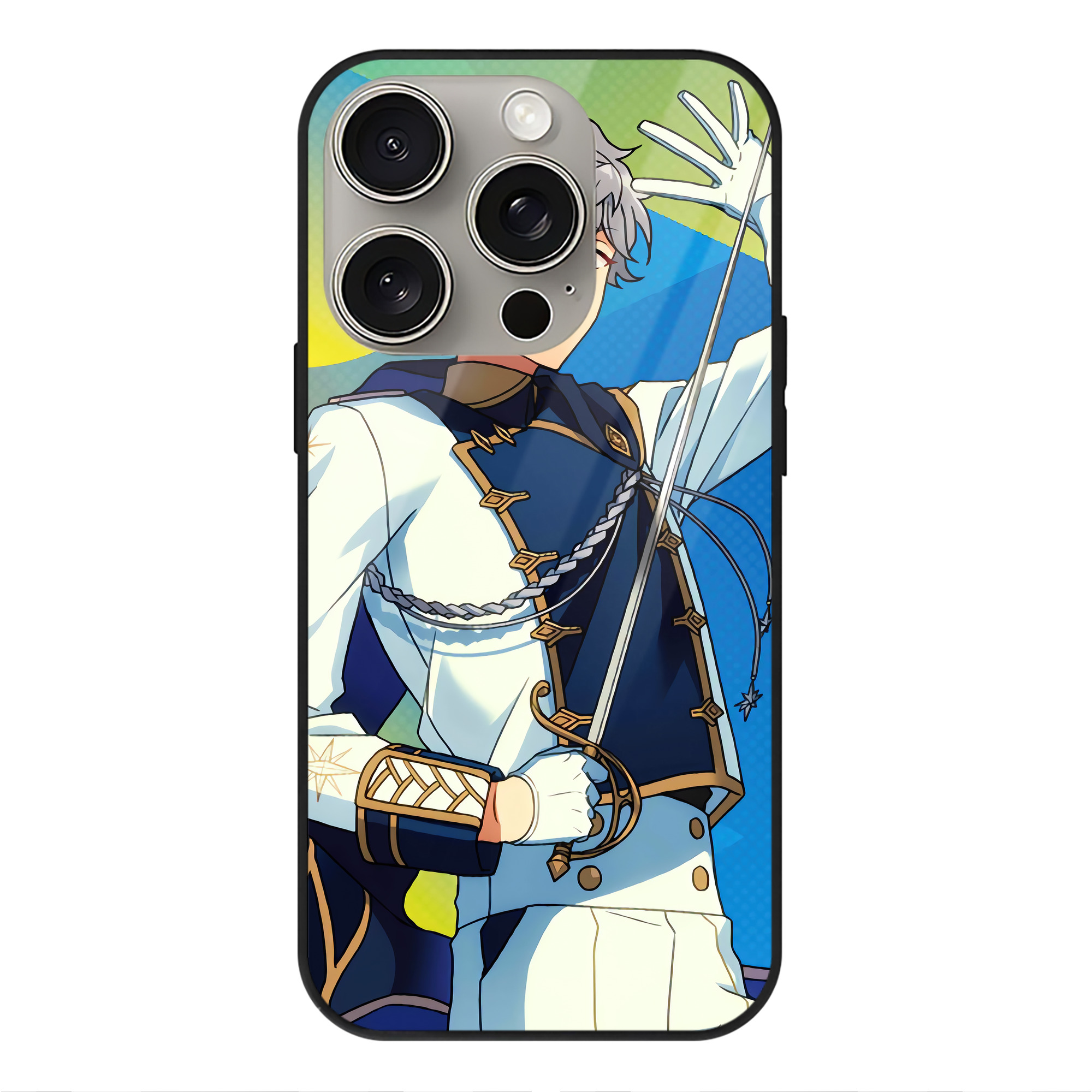 （画像用） あんさんぶるスターズ! Ensemble Stars 【iPhone15Pro対応】スマホケース 耐衝撃＆黄変防止 背面ガラス