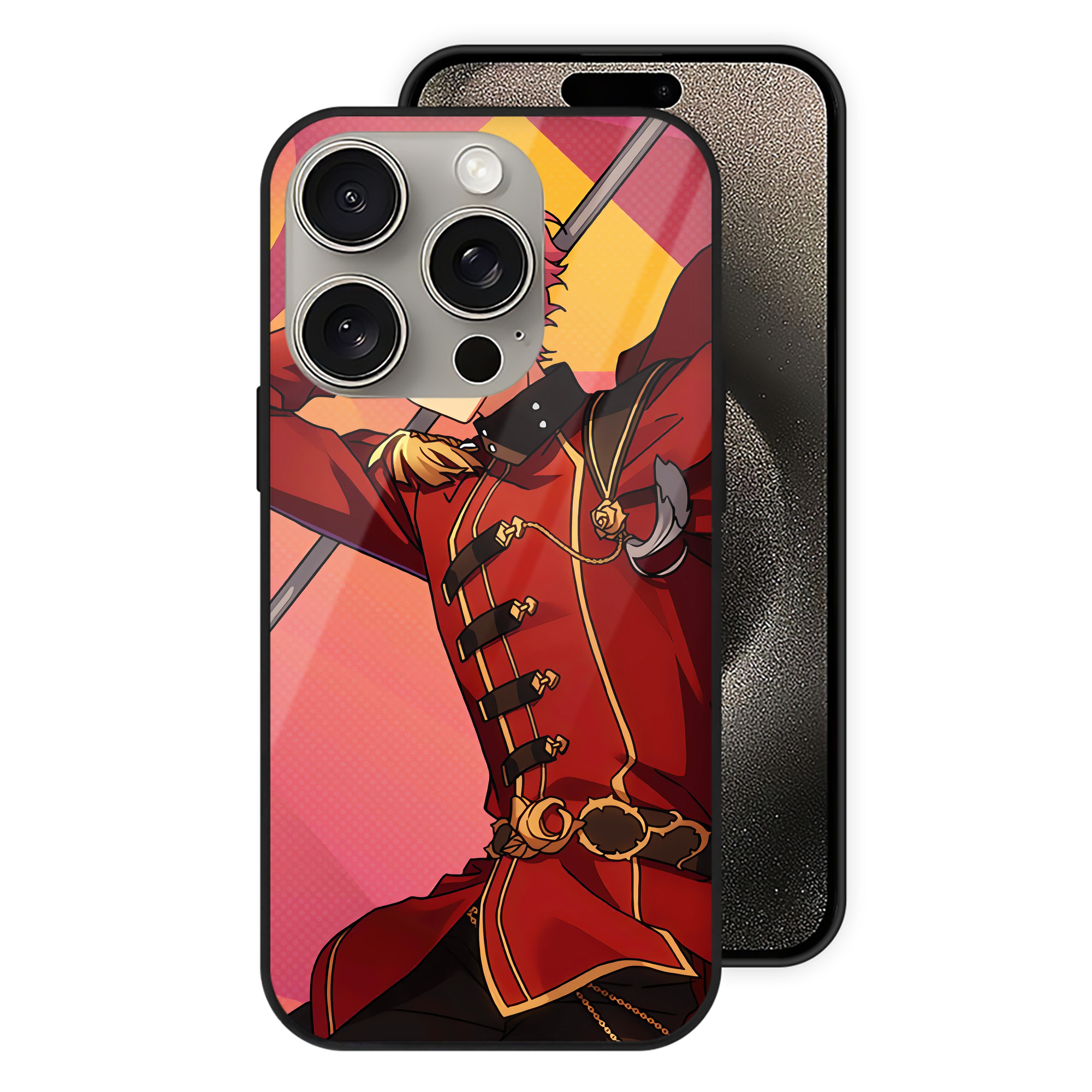 （画像用） あんさんぶるスターズ! Ensemble Stars 【iPhone15Pro対応】スマホケース 耐衝撃＆黄変防止 背面ガラス