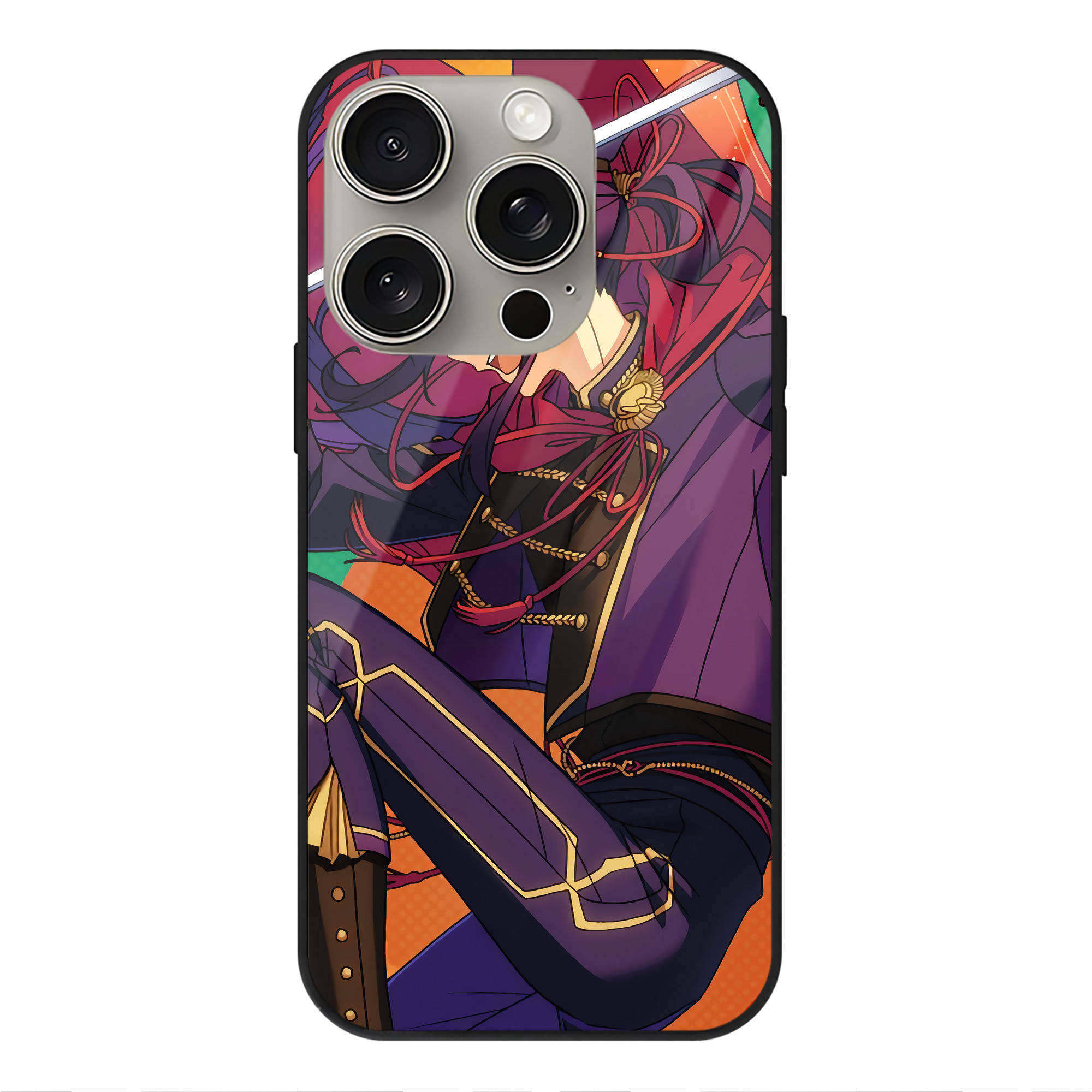 （画像用） あんさんぶるスターズ! Ensemble Stars 【iPhone15Pro対応】スマホケース 耐衝撃＆黄変防止 背面ガラス