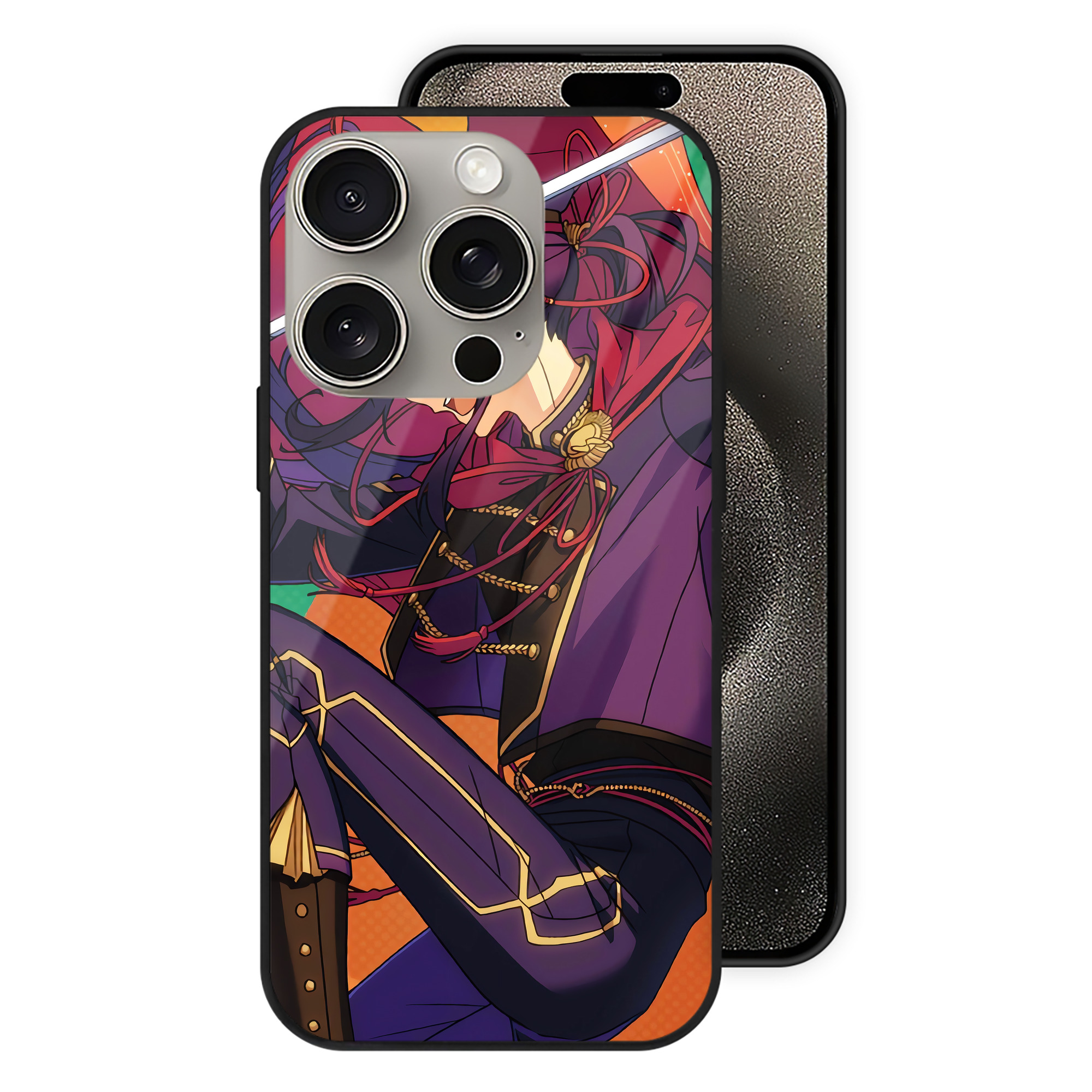 （画像用） あんさんぶるスターズ! Ensemble Stars 【iPhone15Pro対応】スマホケース 耐衝撃＆黄変防止 背面ガラス