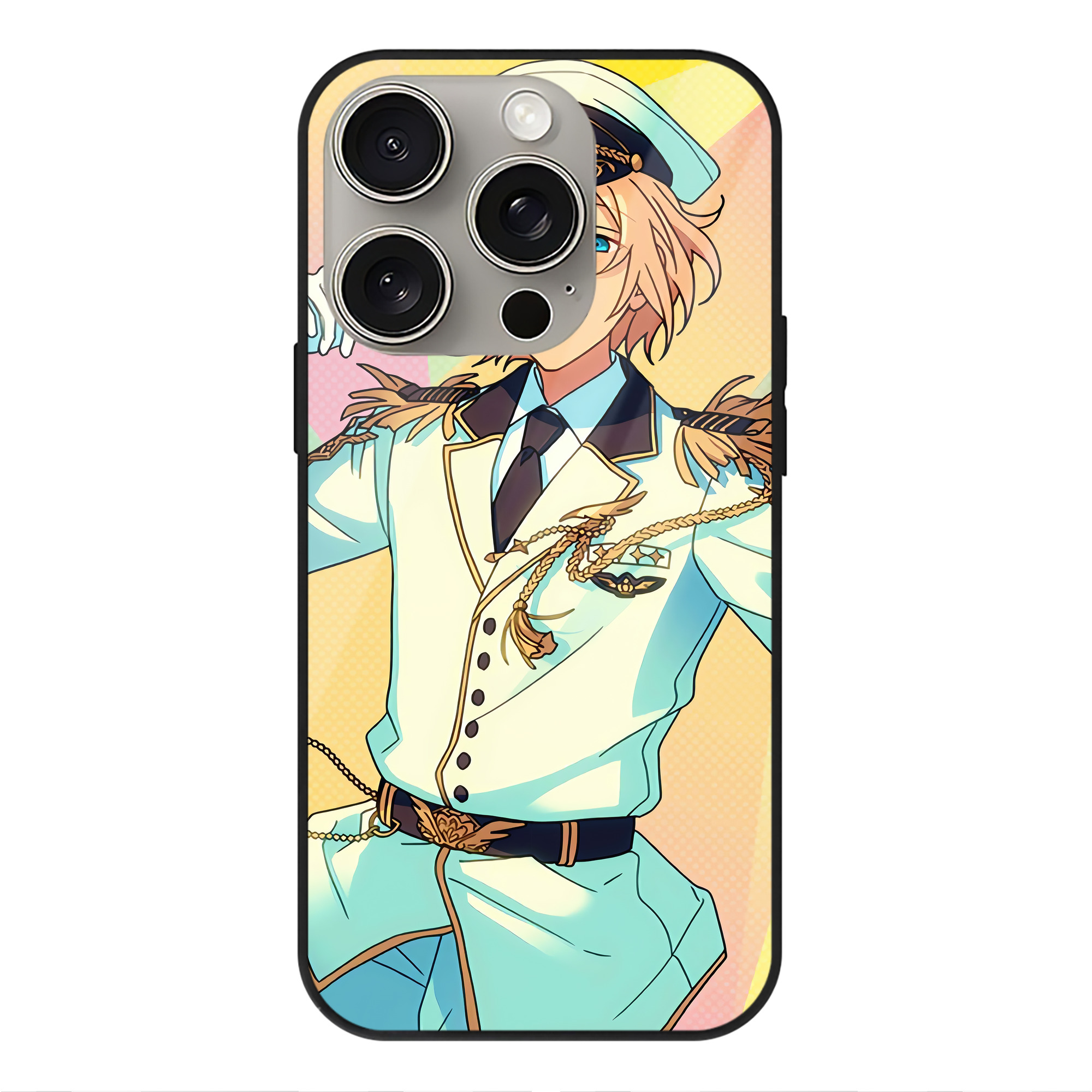 （画像用） あんさんぶるスターズ! Ensemble Stars 【iPhone15Pro対応】スマホケース 耐衝撃＆黄変防止 背面ガラス