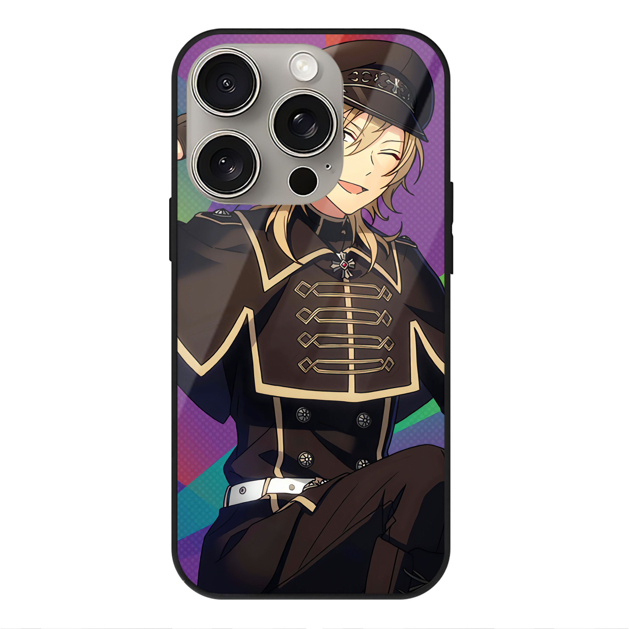 （画像用） あんさんぶるスターズ! Ensemble Stars 【iPhone15Pro対応】スマホケース 耐衝撃＆黄変防止 背面ガラス