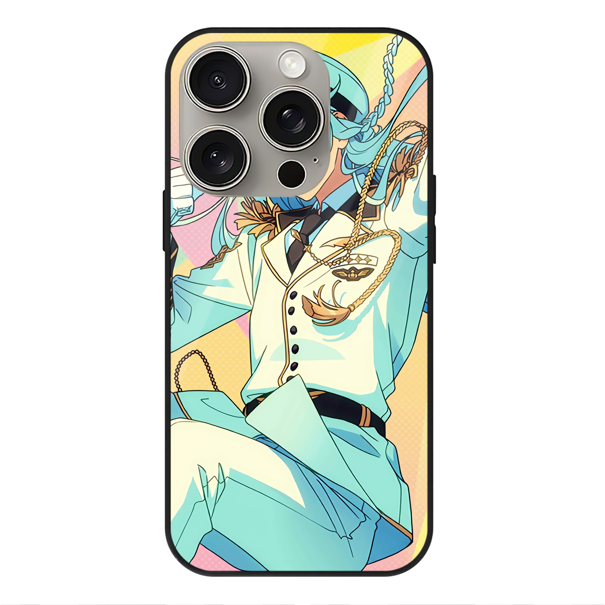 （画像用） あんさんぶるスターズ! Ensemble Stars 【iPhone15Pro対応】スマホケース 耐衝撃＆黄変防止 背面ガラス