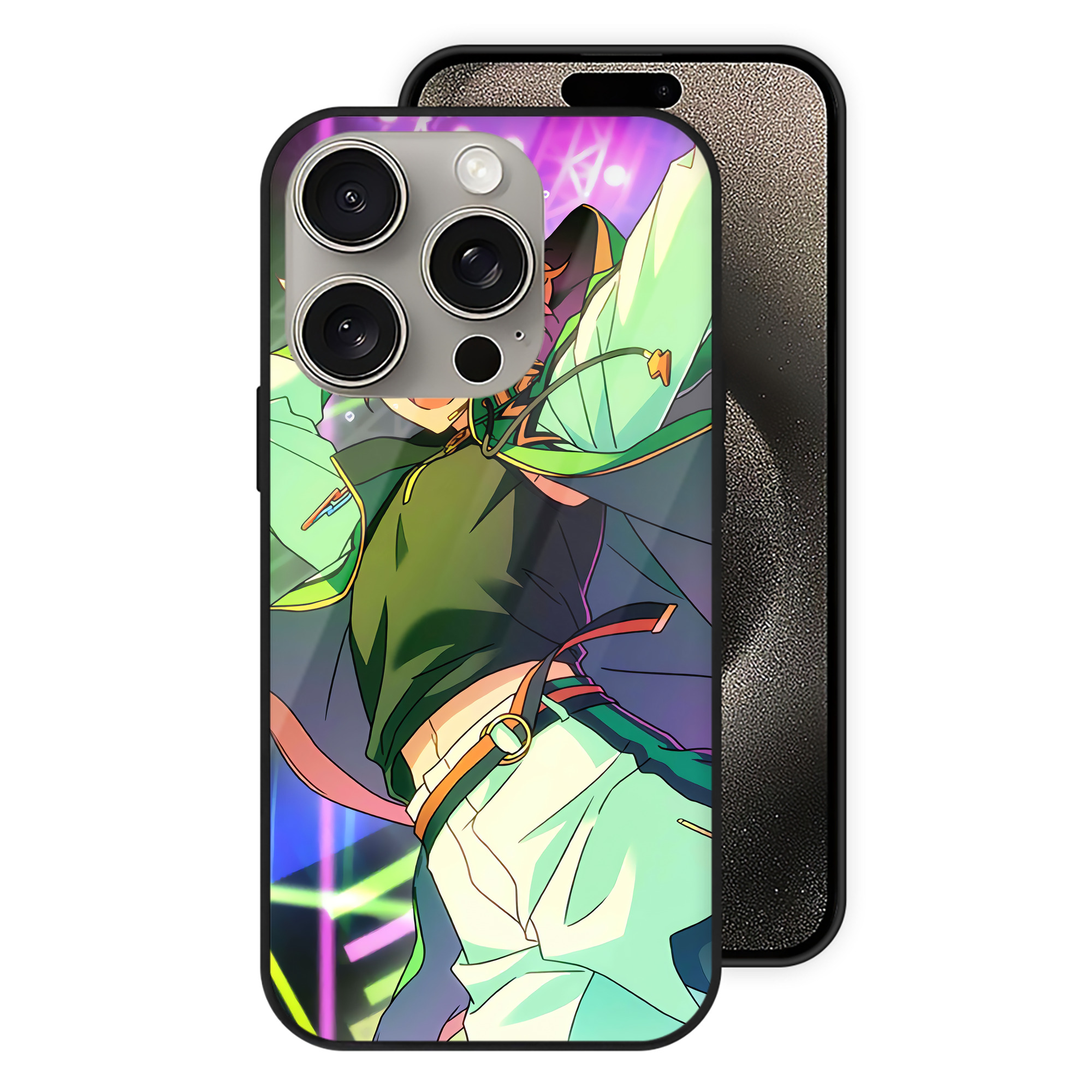 （画像用） あんさんぶるスターズ! Ensemble Stars 【iPhone15Pro対応】スマホケース 耐衝撃＆黄変防止 背面ガラス