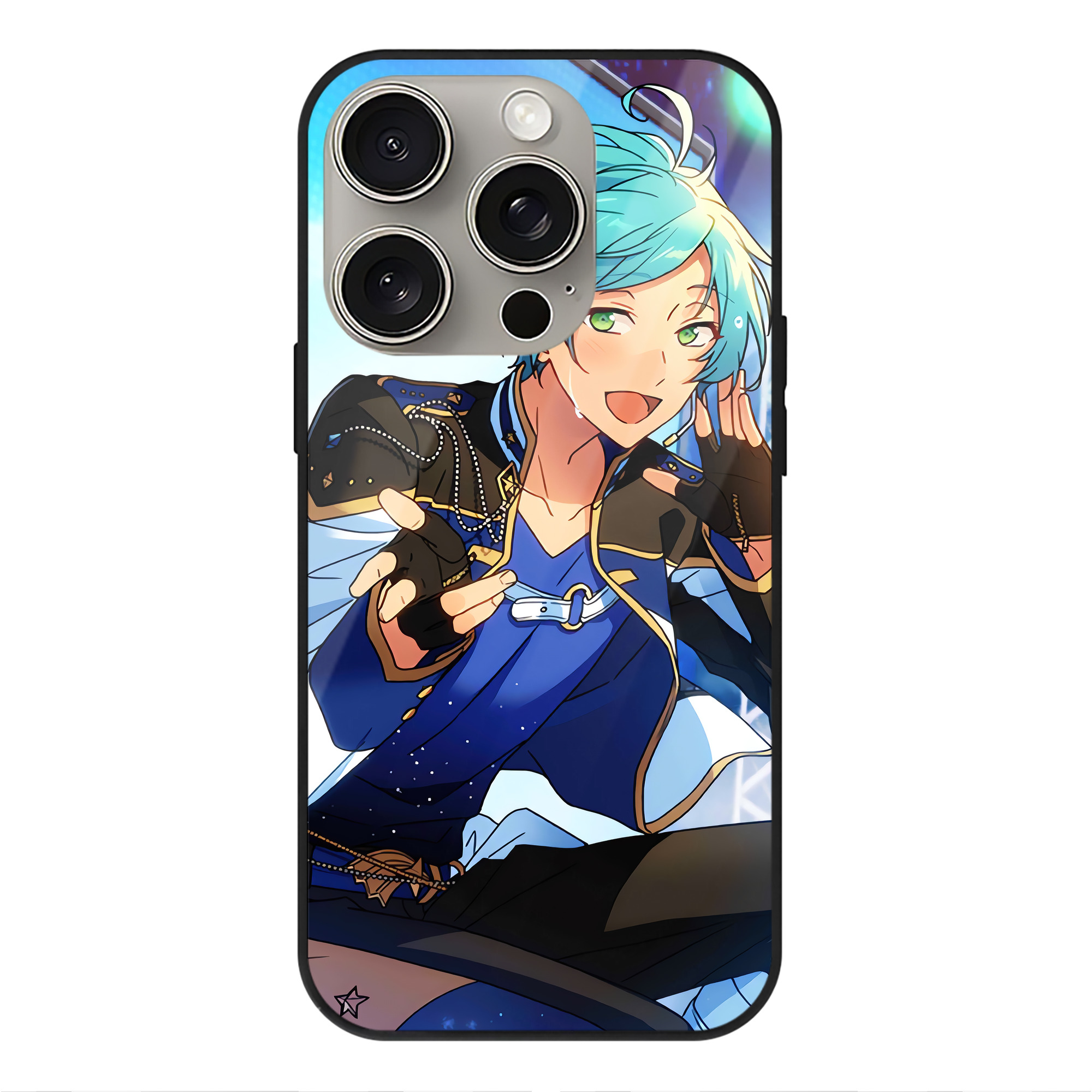 （画像用） あんさんぶるスターズ! Ensemble Stars 【iPhone15Pro対応】スマホケース 耐衝撃＆黄変防止 背面ガラス