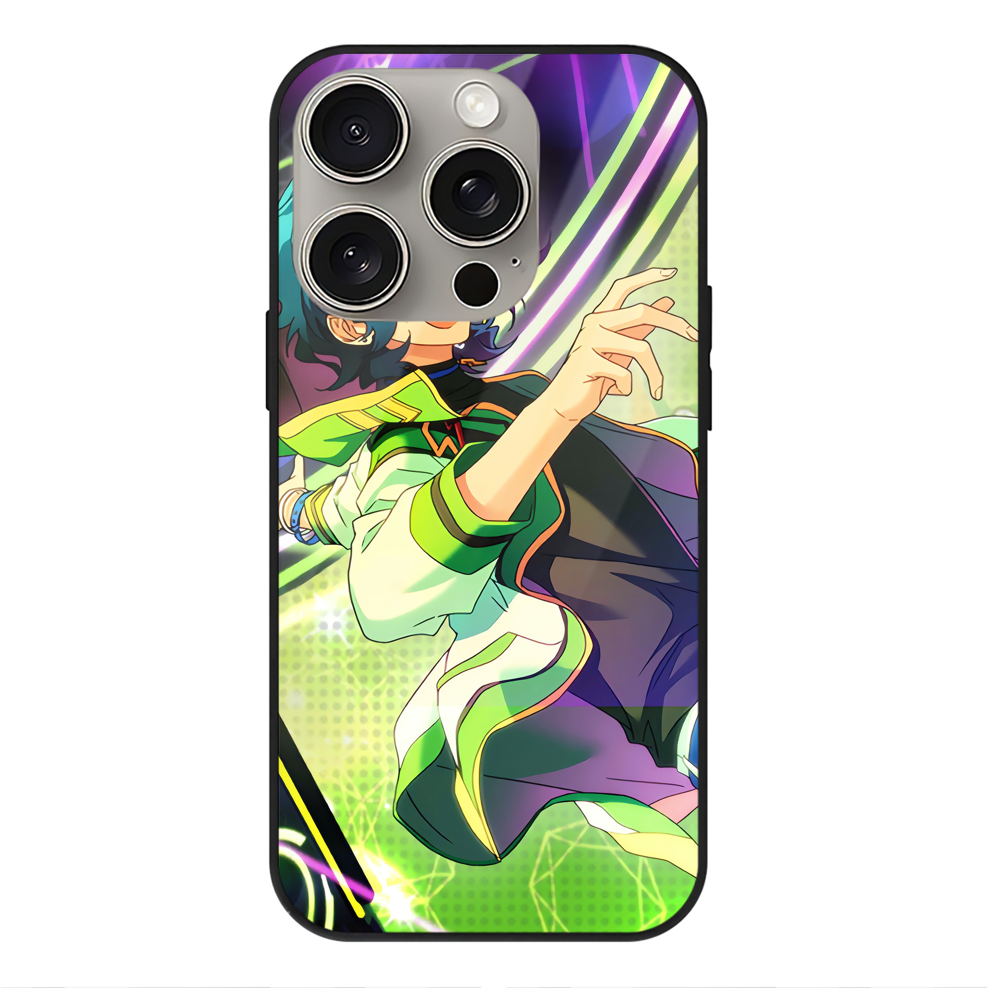 （画像用） あんさんぶるスターズ! Ensemble Stars 【iPhone15Pro対応】スマホケース 耐衝撃＆黄変防止 背面ガラス