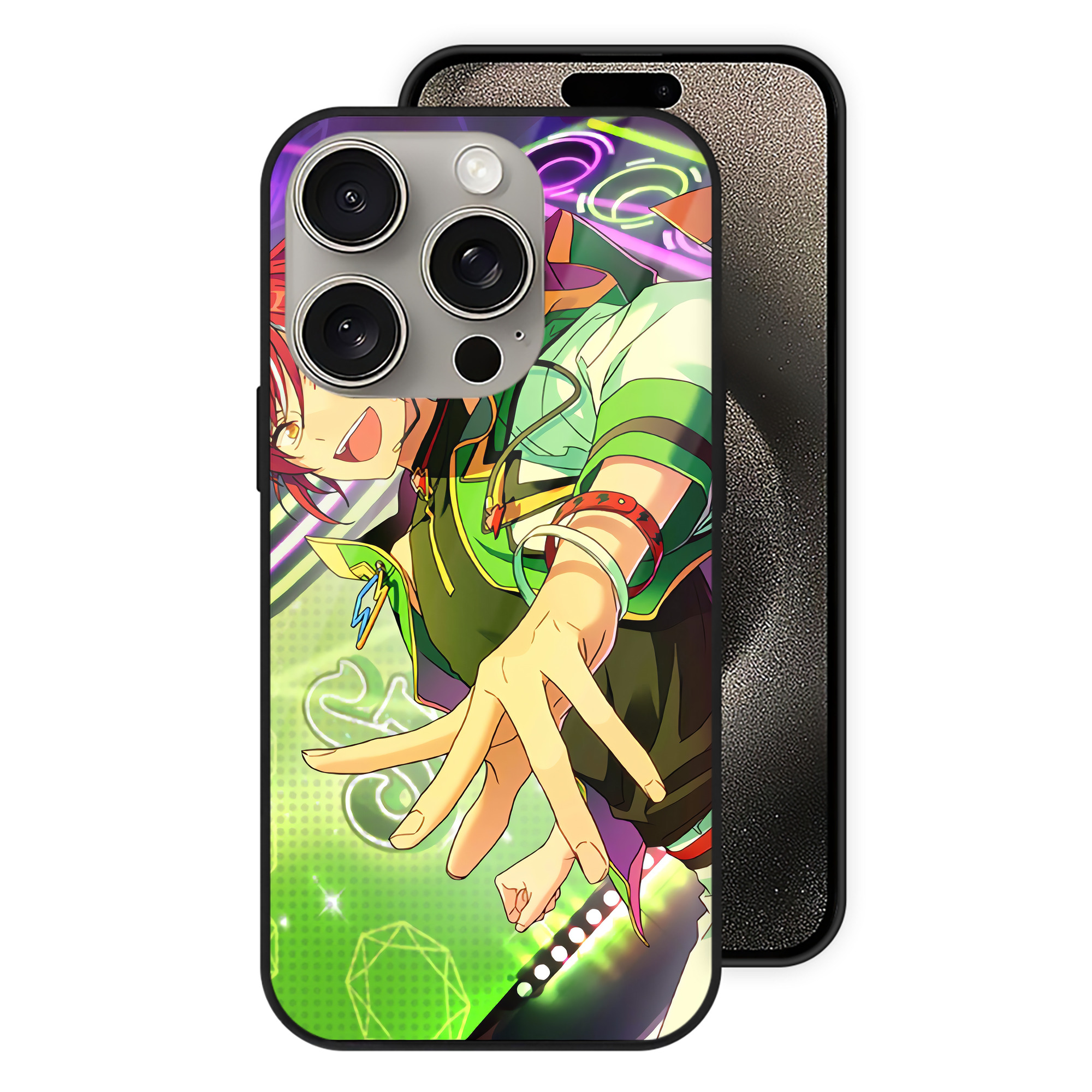 （画像用） あんさんぶるスターズ! Ensemble Stars 【iPhone15Pro対応】スマホケース 耐衝撃＆黄変防止 背面ガラス