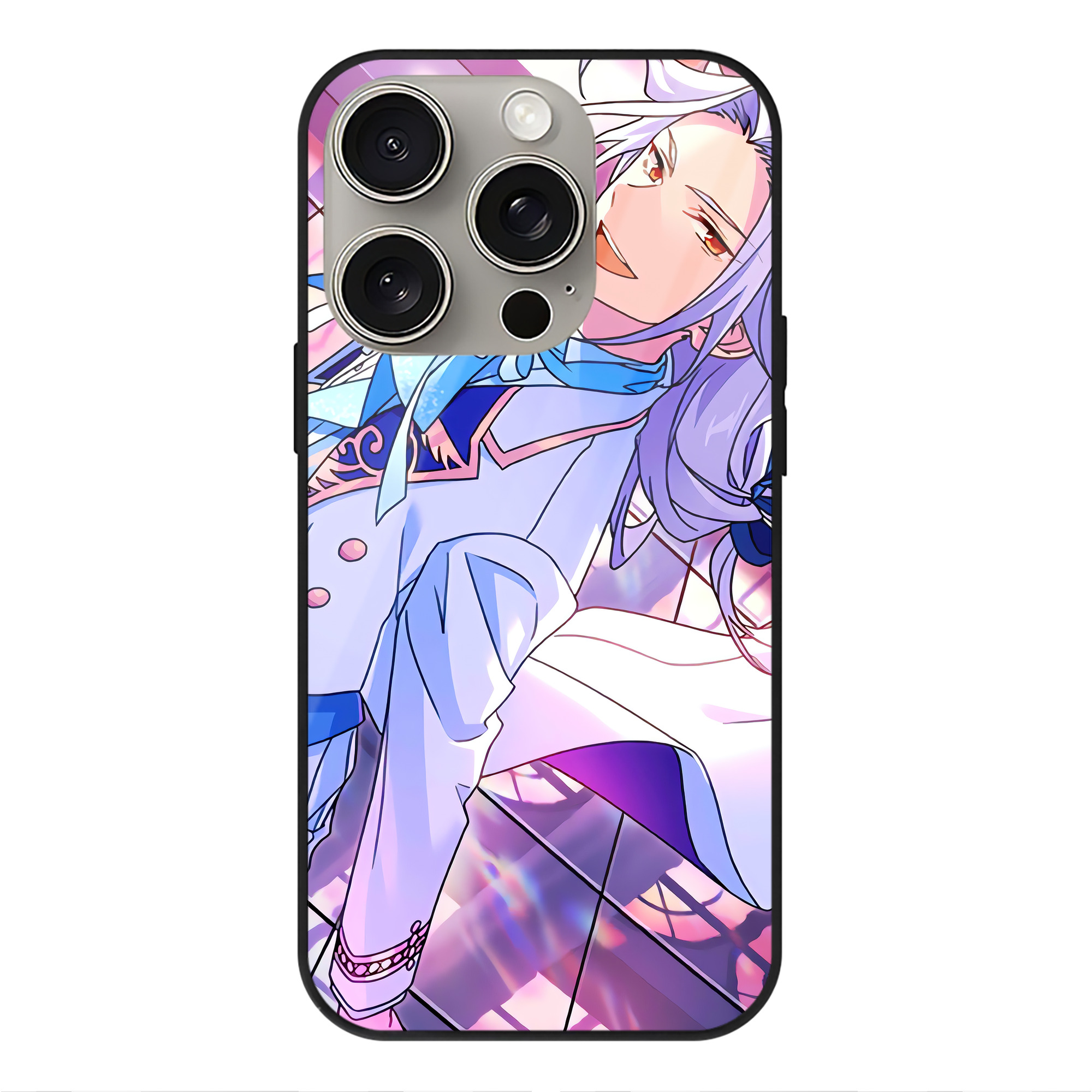 （画像用） あんさんぶるスターズ! Ensemble Stars 【iPhone15Pro対応】スマホケース 耐衝撃＆黄変防止 背面ガラス