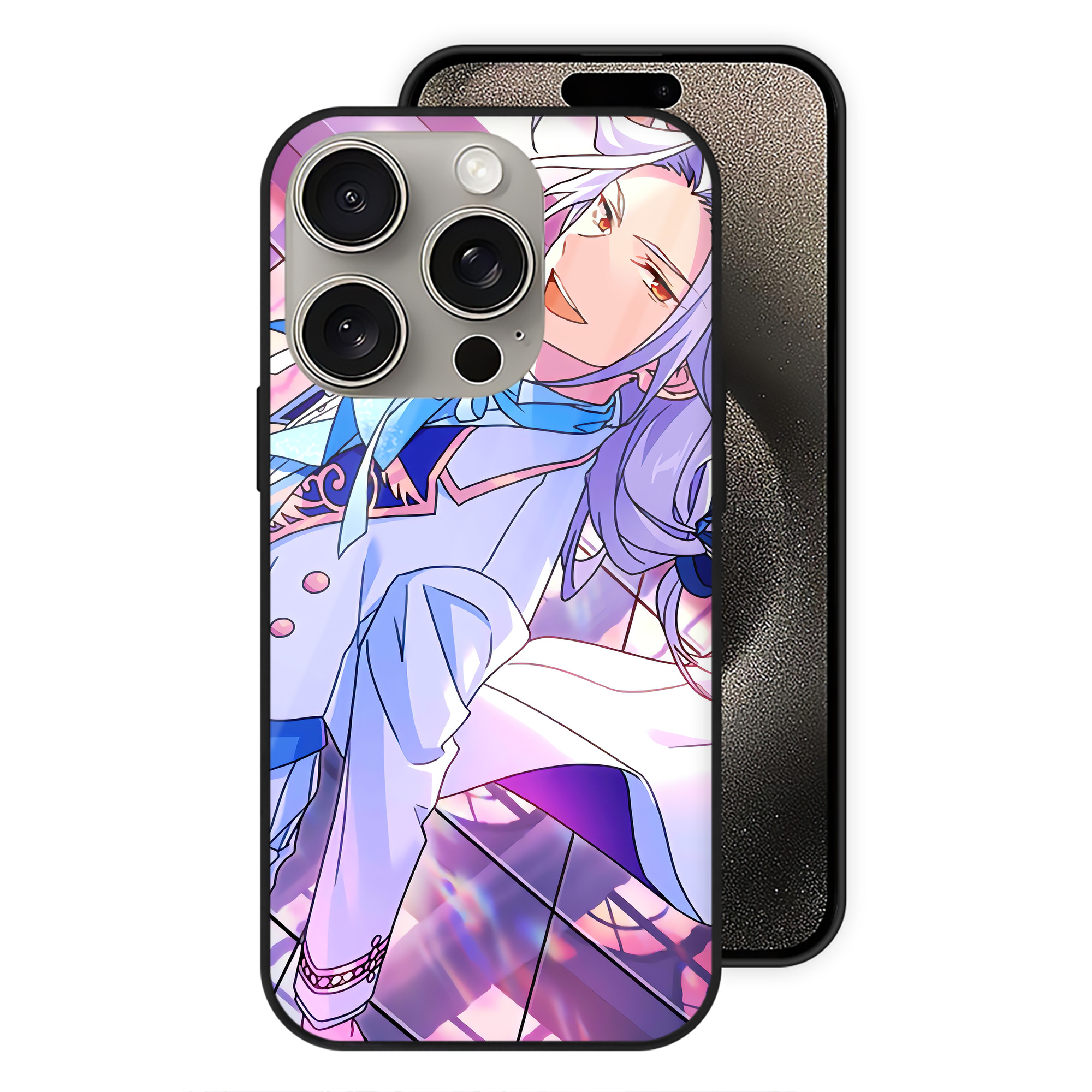（画像用） あんさんぶるスターズ! Ensemble Stars 【iPhone15Pro対応】スマホケース 耐衝撃＆黄変防止 背面ガラス