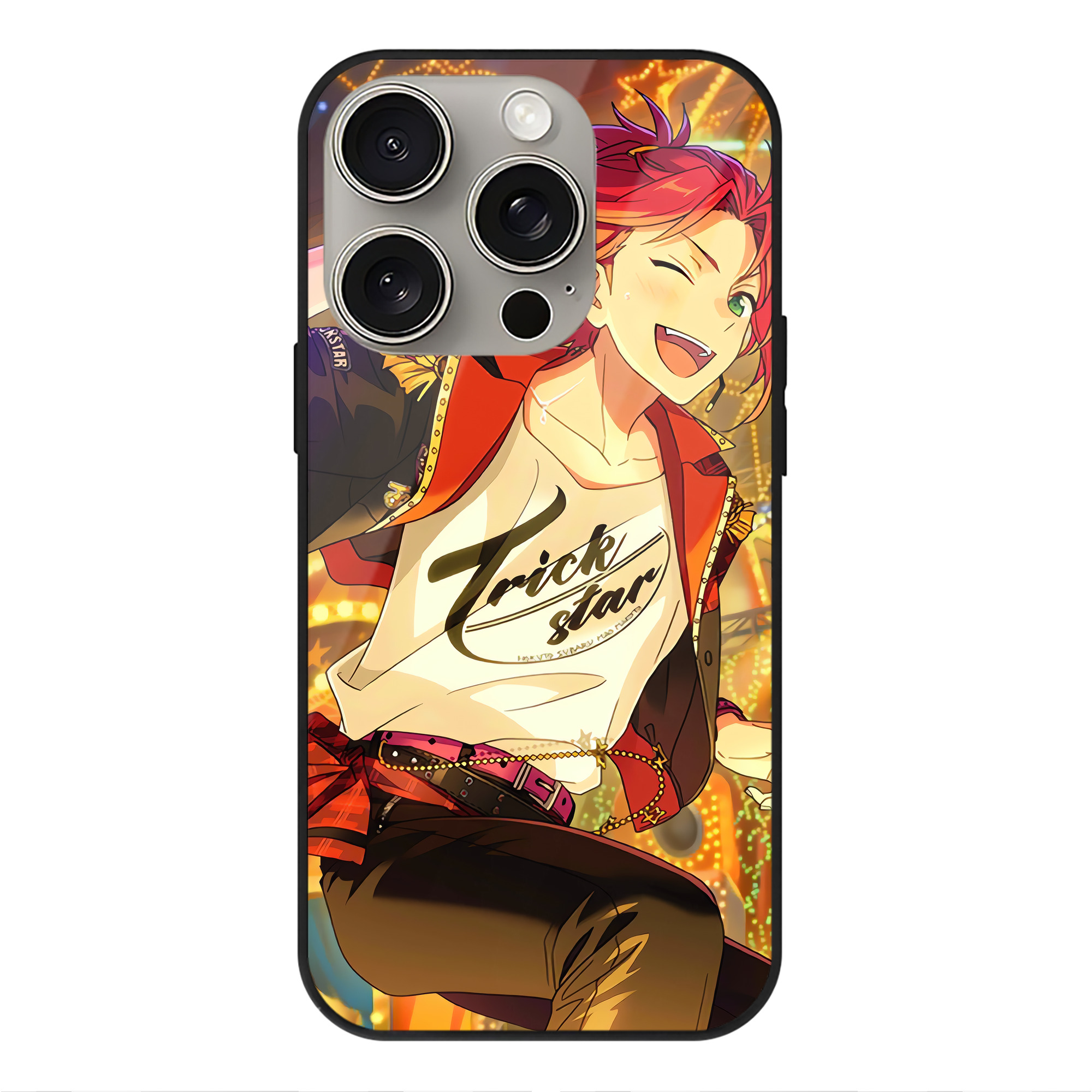 （画像用） あんさんぶるスターズ! Ensemble Stars 【iPhone15Pro対応】スマホケース 耐衝撃＆黄変防止 背面ガラス