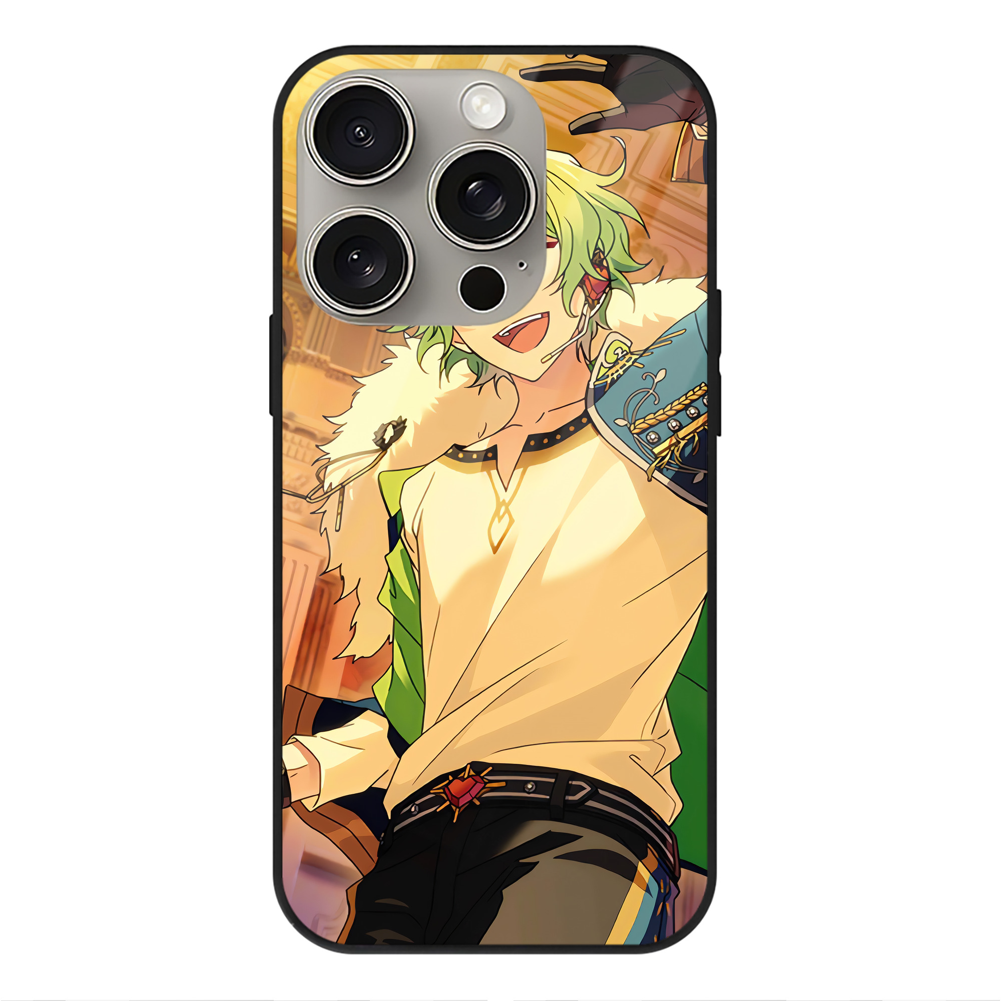 （画像用） あんさんぶるスターズ! Ensemble Stars 【iPhone15Pro対応】スマホケース 耐衝撃＆黄変防止 背面ガラス