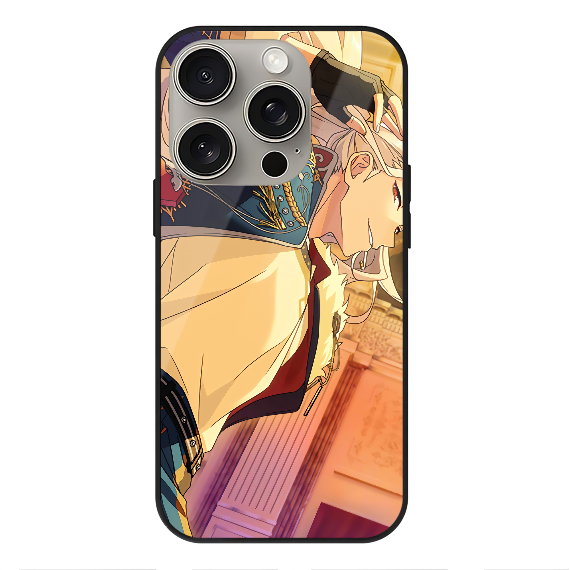 （画像用） あんさんぶるスターズ! Ensemble Stars 【iPhone15Pro対応】スマホケース 耐衝撃＆黄変防止 背面ガラス