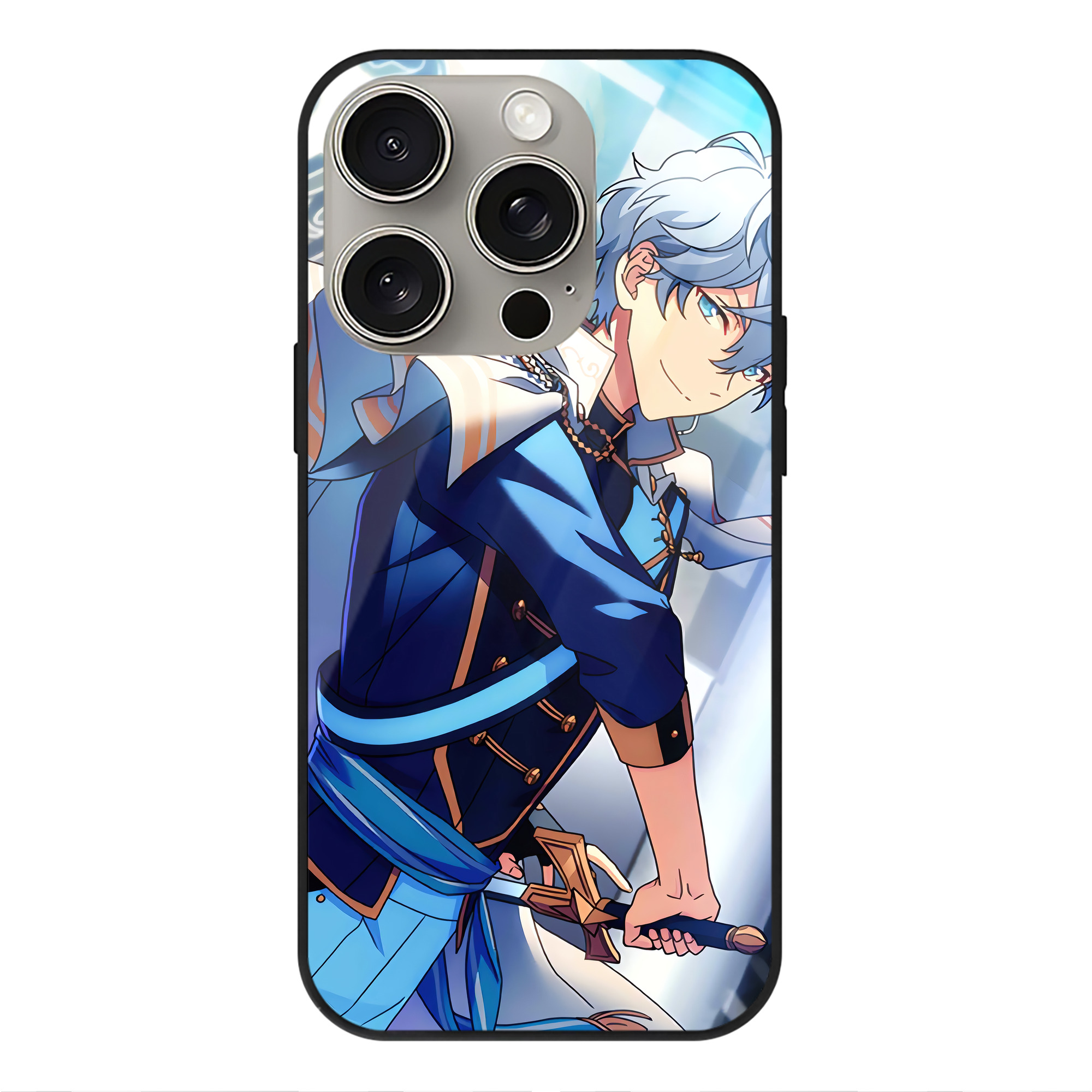 （画像用） あんさんぶるスターズ! Ensemble Stars 【iPhone15Pro対応】スマホケース 耐衝撃＆黄変防止 背面ガラス
