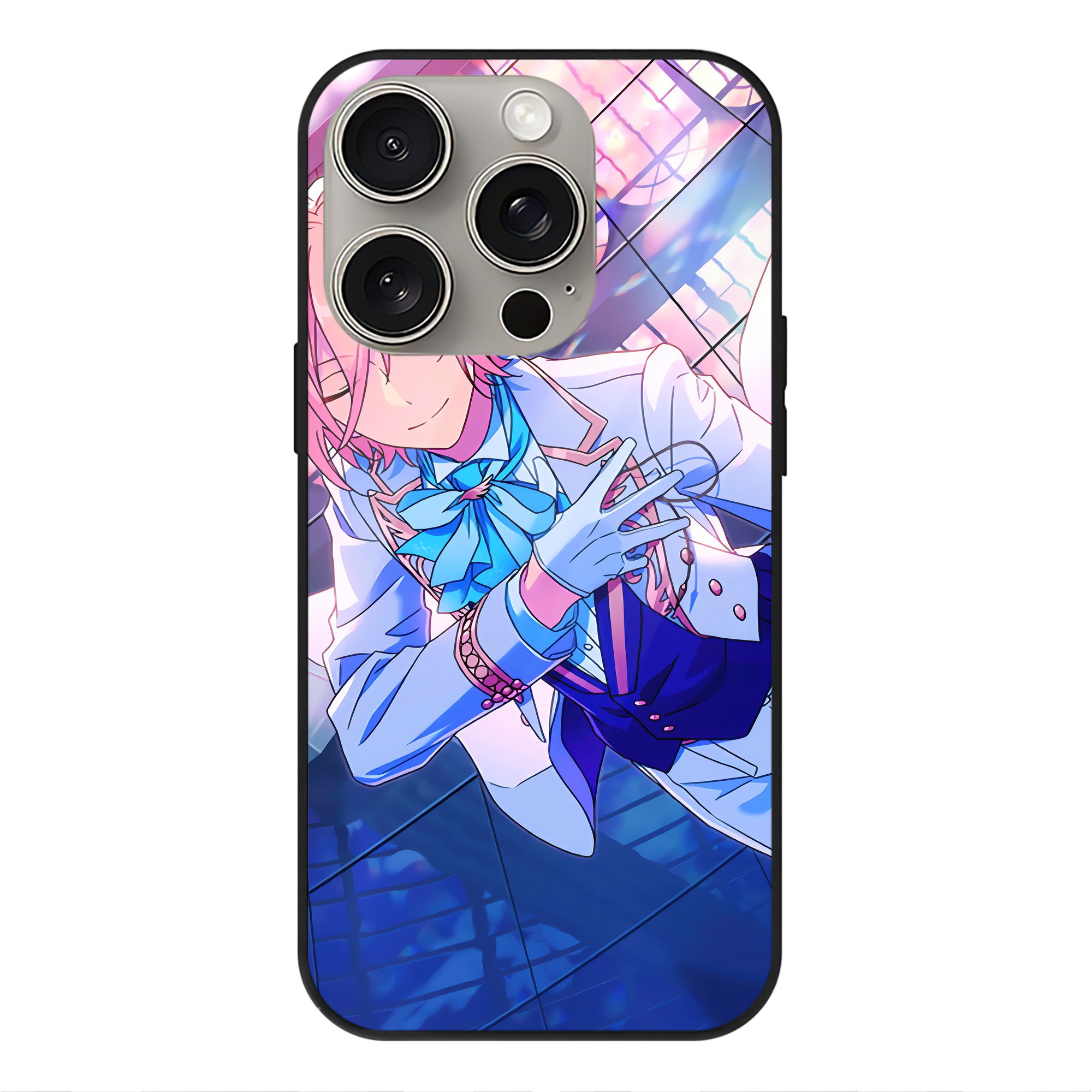 （画像用） あんさんぶるスターズ! Ensemble Stars 【iPhone15Pro対応】スマホケース 耐衝撃＆黄変防止 背面ガラス