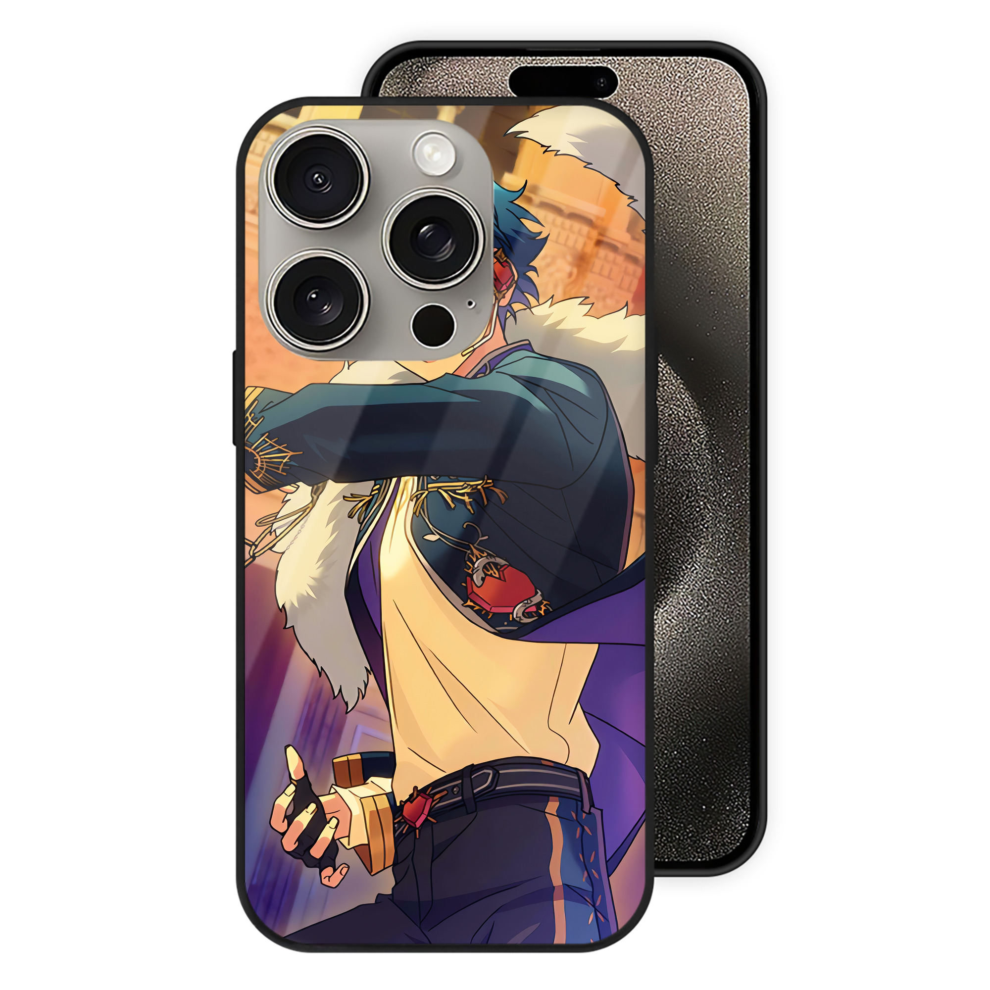 （画像用） あんさんぶるスターズ! Ensemble Stars 【iPhone15Pro対応】スマホケース 耐衝撃＆黄変防止 背面ガラス