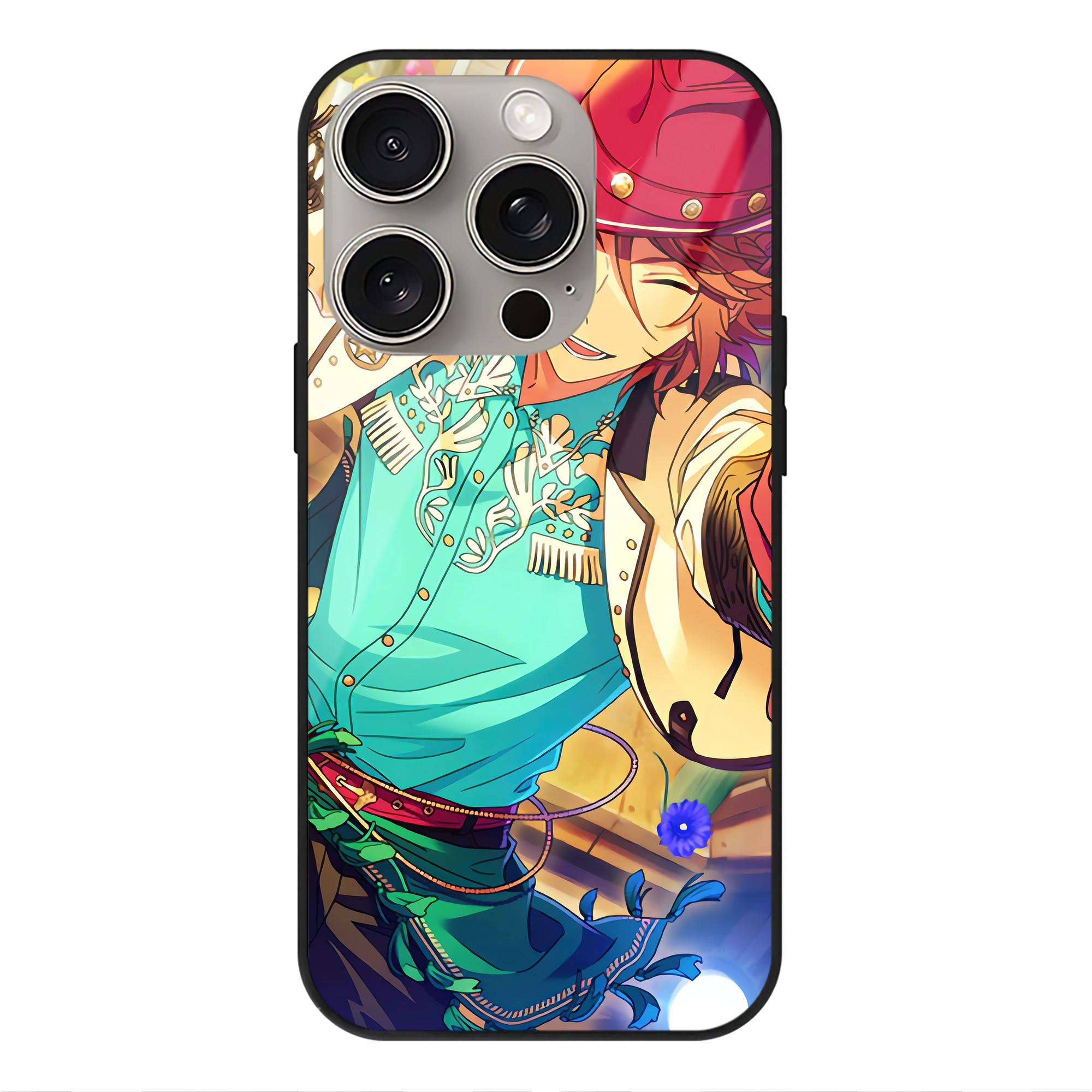 （画像用） あんさんぶるスターズ! Ensemble Stars 【iPhone15Pro対応】スマホケース 耐衝撃＆黄変防止 背面ガラス