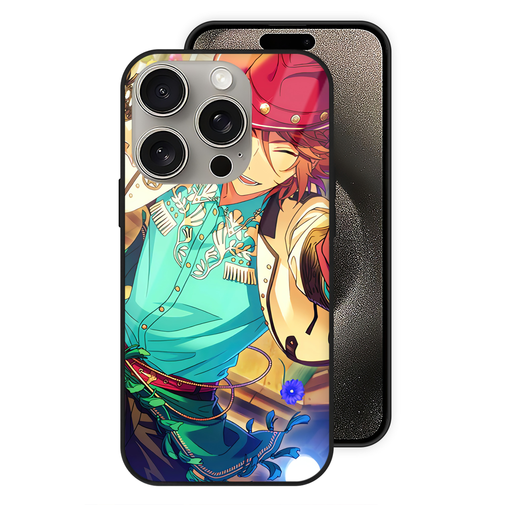 （画像用） あんさんぶるスターズ! Ensemble Stars 【iPhone15Pro対応】スマホケース 耐衝撃＆黄変防止 背面ガラス