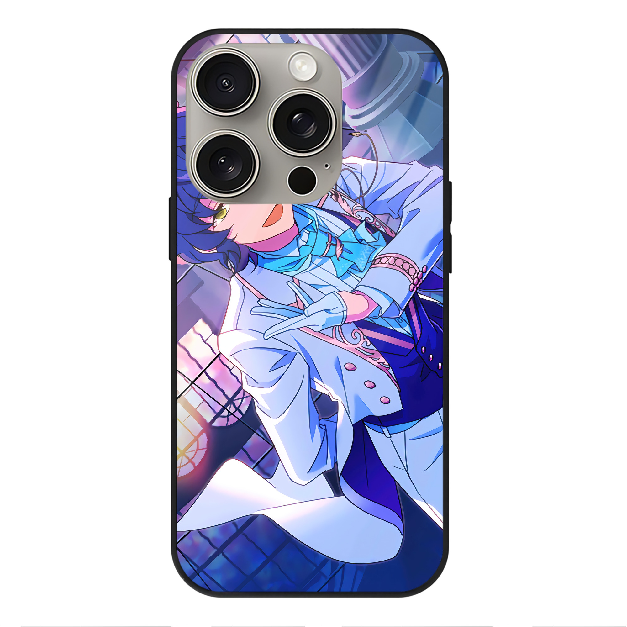 （画像用） あんさんぶるスターズ! Ensemble Stars 【iPhone15Pro対応】スマホケース 耐衝撃＆黄変防止 背面ガラス