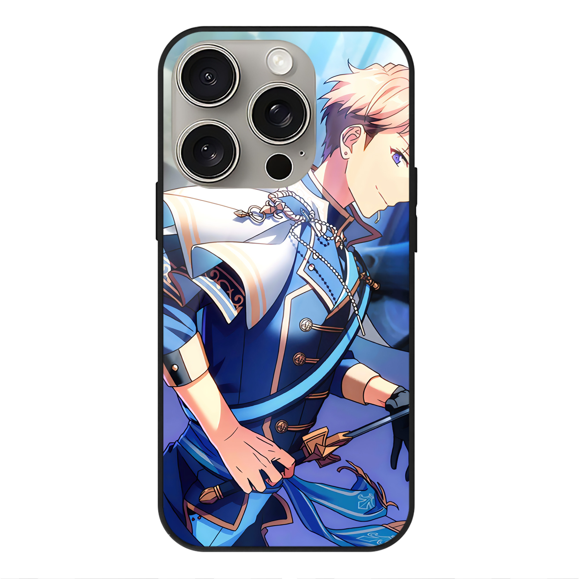 （画像用） あんさんぶるスターズ! Ensemble Stars 【iPhone15Pro対応】スマホケース 耐衝撃＆黄変防止 背面ガラス