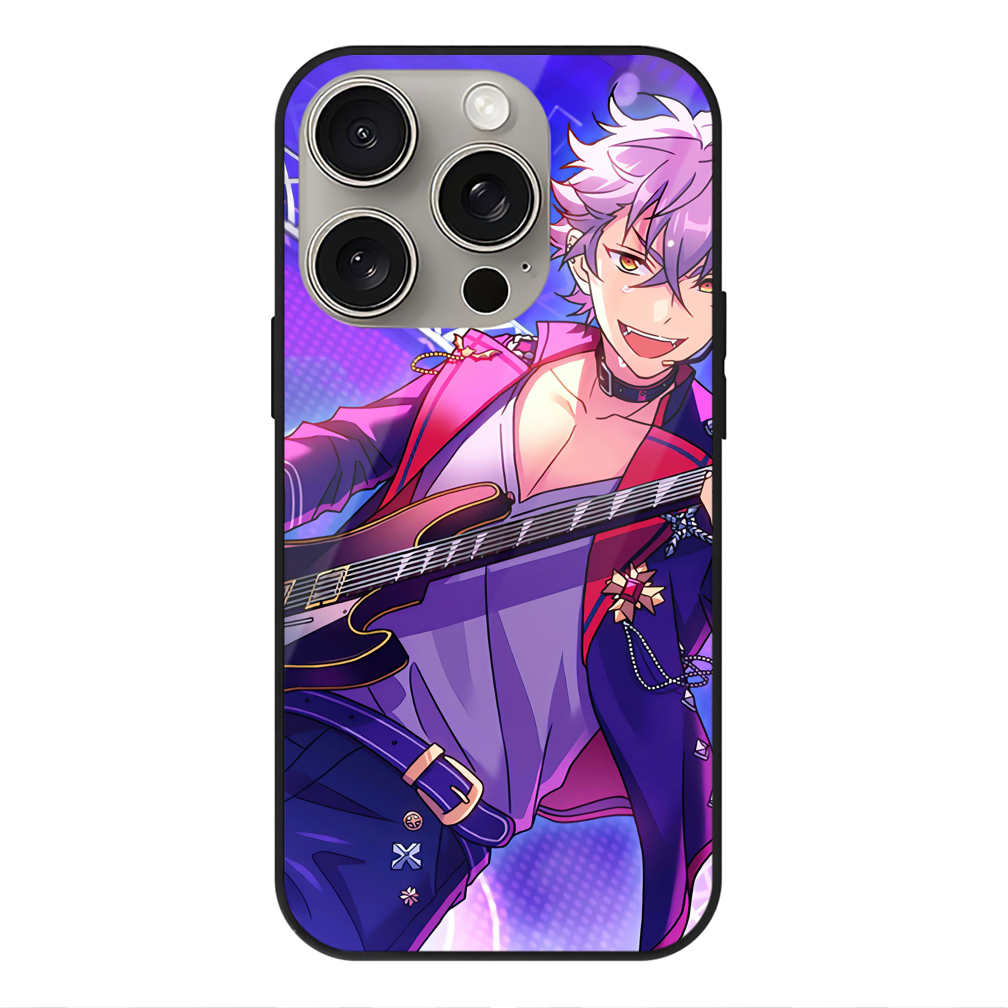 （画像用） あんさんぶるスターズ! Ensemble Stars 【iPhone15Pro対応】スマホケース 耐衝撃＆黄変防止 背面ガラス