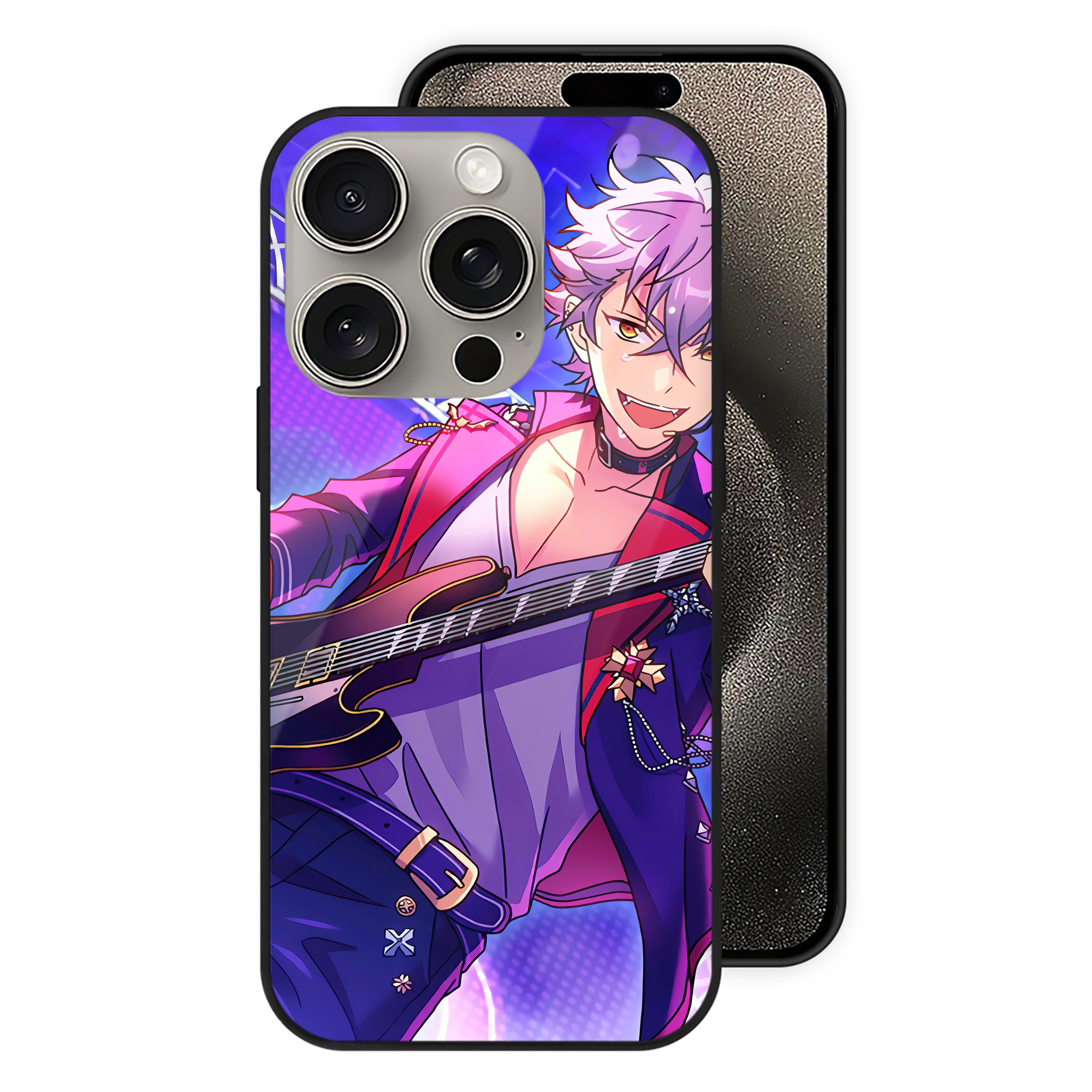 （画像用） あんさんぶるスターズ! Ensemble Stars 【iPhone15Pro対応】スマホケース 耐衝撃＆黄変防止 背面ガラス
