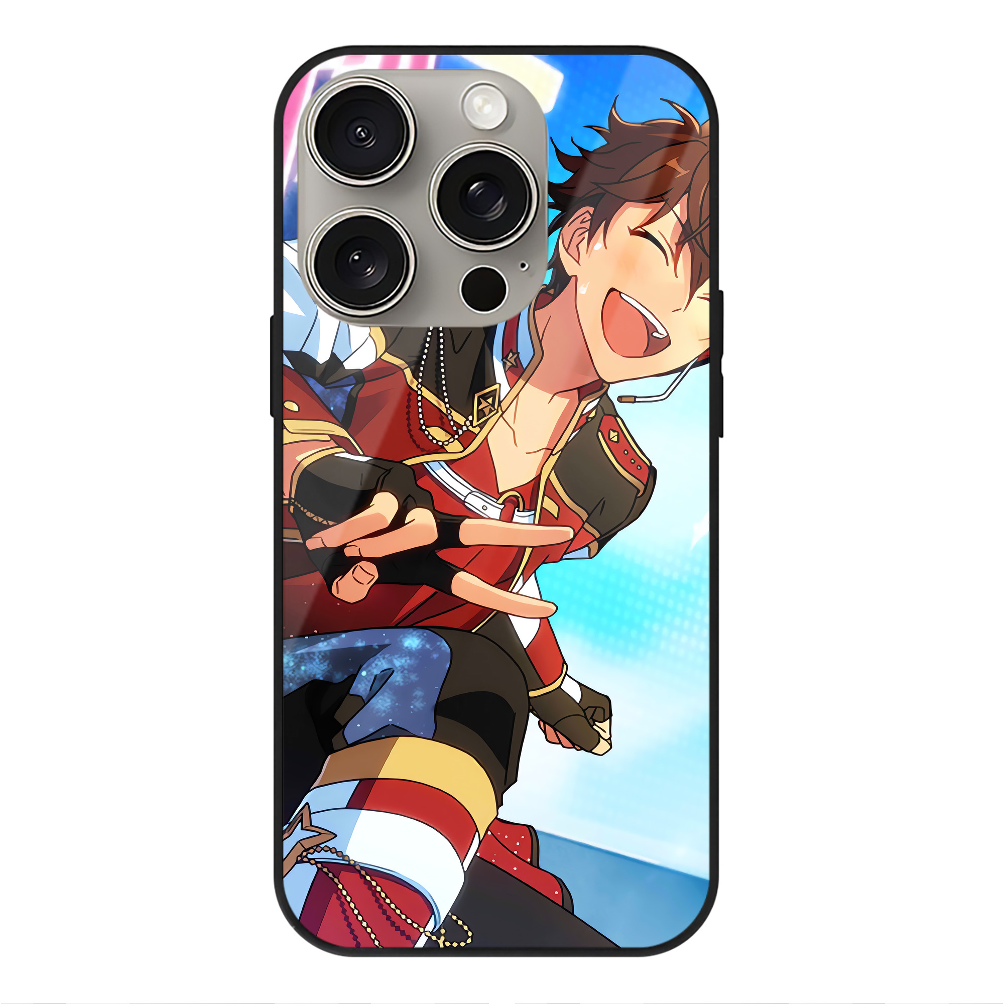 （画像用） あんさんぶるスターズ! Ensemble Stars 【iPhone15Pro対応】スマホケース 耐衝撃＆黄変防止 背面ガラス