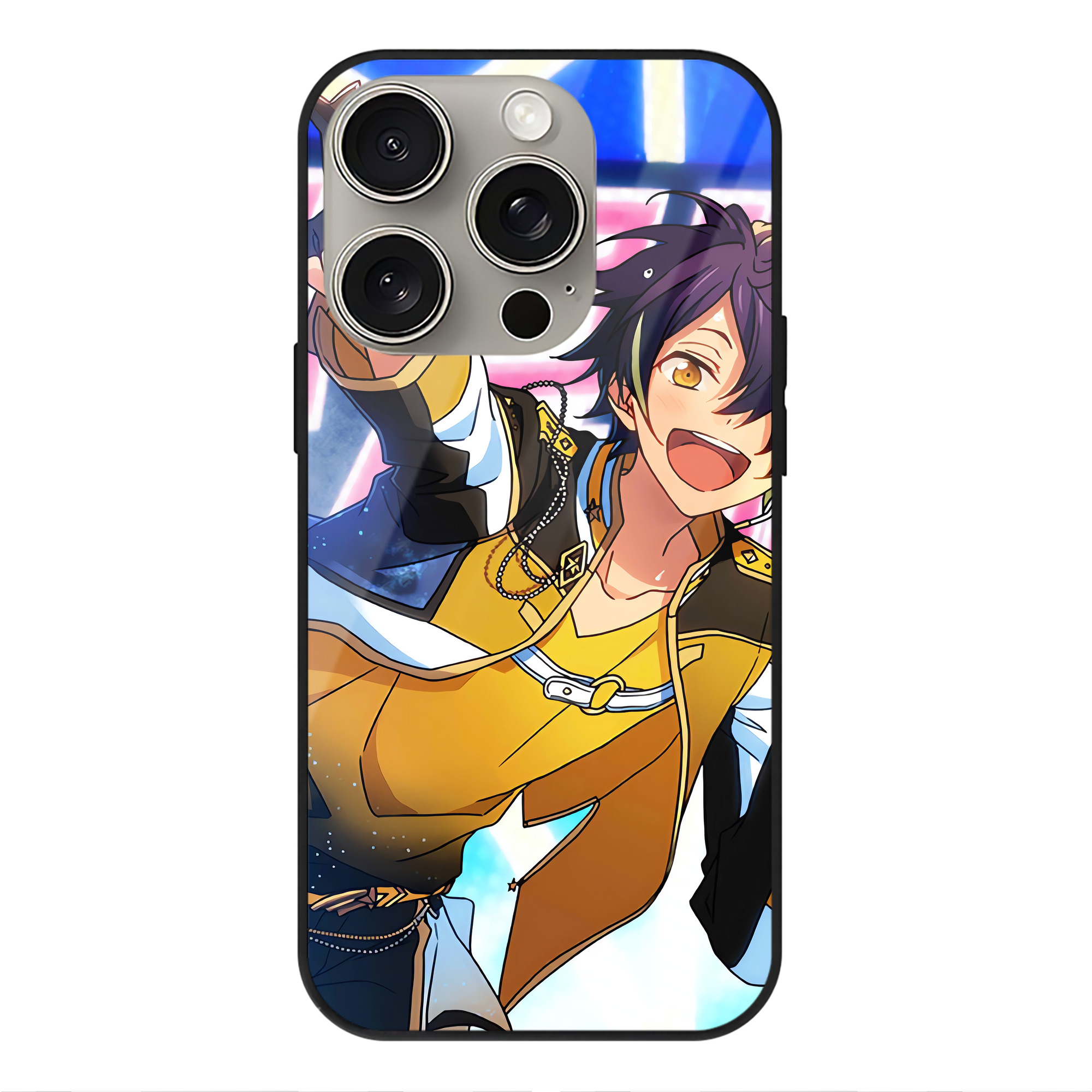 （画像用） あんさんぶるスターズ! Ensemble Stars 【iPhone15Pro対応】スマホケース 耐衝撃＆黄変防止 背面ガラス