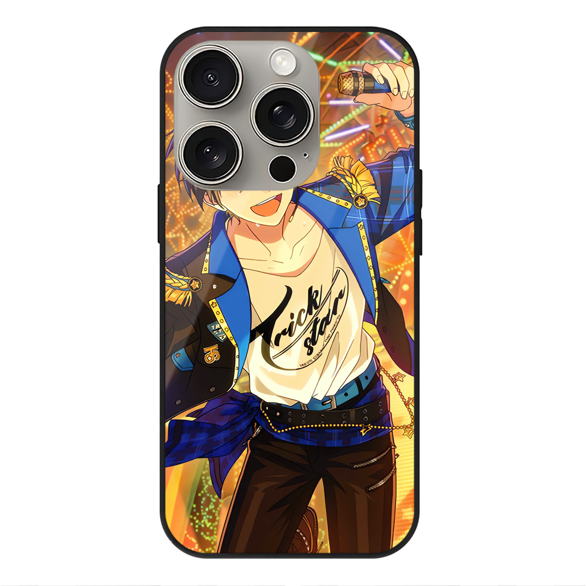 （画像用） あんさんぶるスターズ! Ensemble Stars 【iPhone15Pro対応】スマホケース 耐衝撃＆黄変防止 背面ガラス