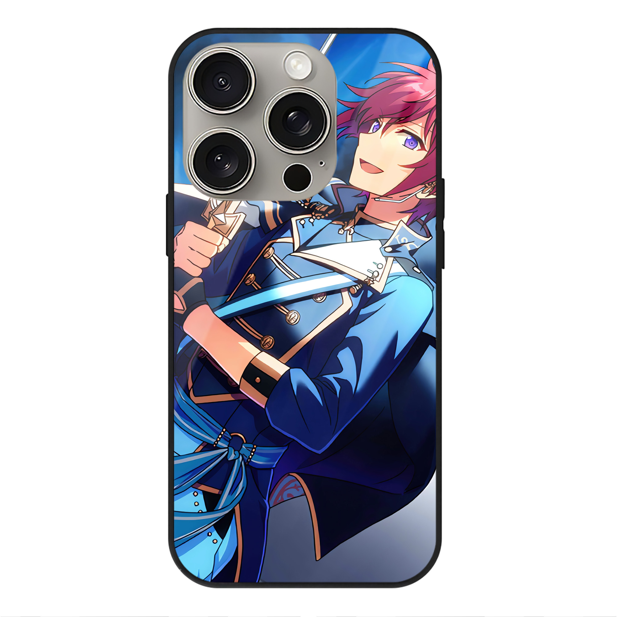 （画像用） あんさんぶるスターズ! Ensemble Stars 【iPhone15Pro対応】スマホケース 耐衝撃＆黄変防止 背面ガラス