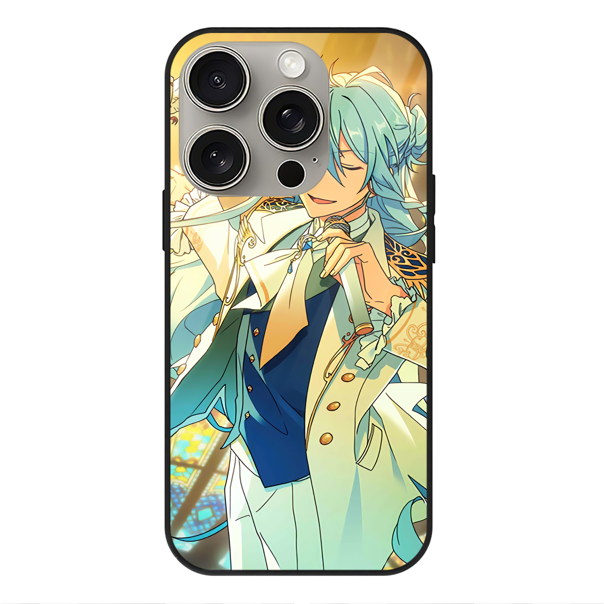 （画像用） あんさんぶるスターズ! Ensemble Stars 【iPhone15Pro対応】スマホケース 耐衝撃＆黄変防止 背面ガラス