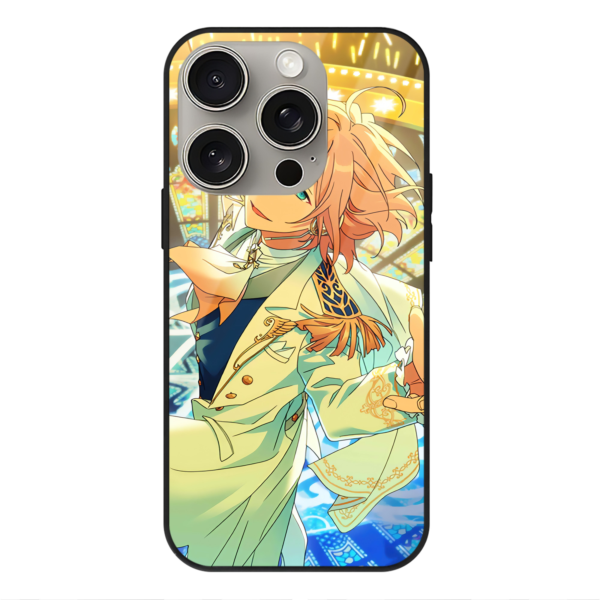 （画像用） あんさんぶるスターズ! Ensemble Stars 【iPhone15Pro対応】スマホケース 耐衝撃＆黄変防止 背面ガラス