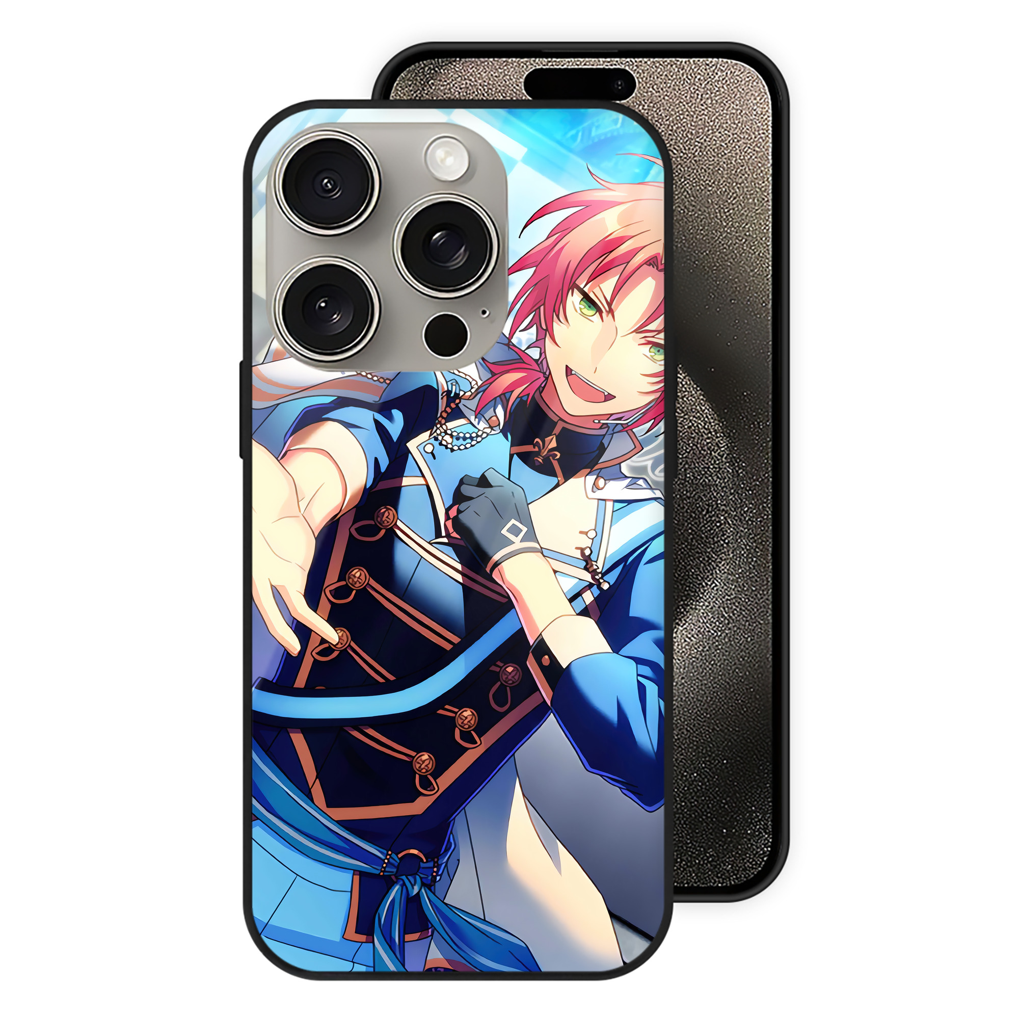 （画像用） あんさんぶるスターズ! Ensemble Stars 【iPhone15Pro対応】スマホケース 耐衝撃＆黄変防止 背面ガラス