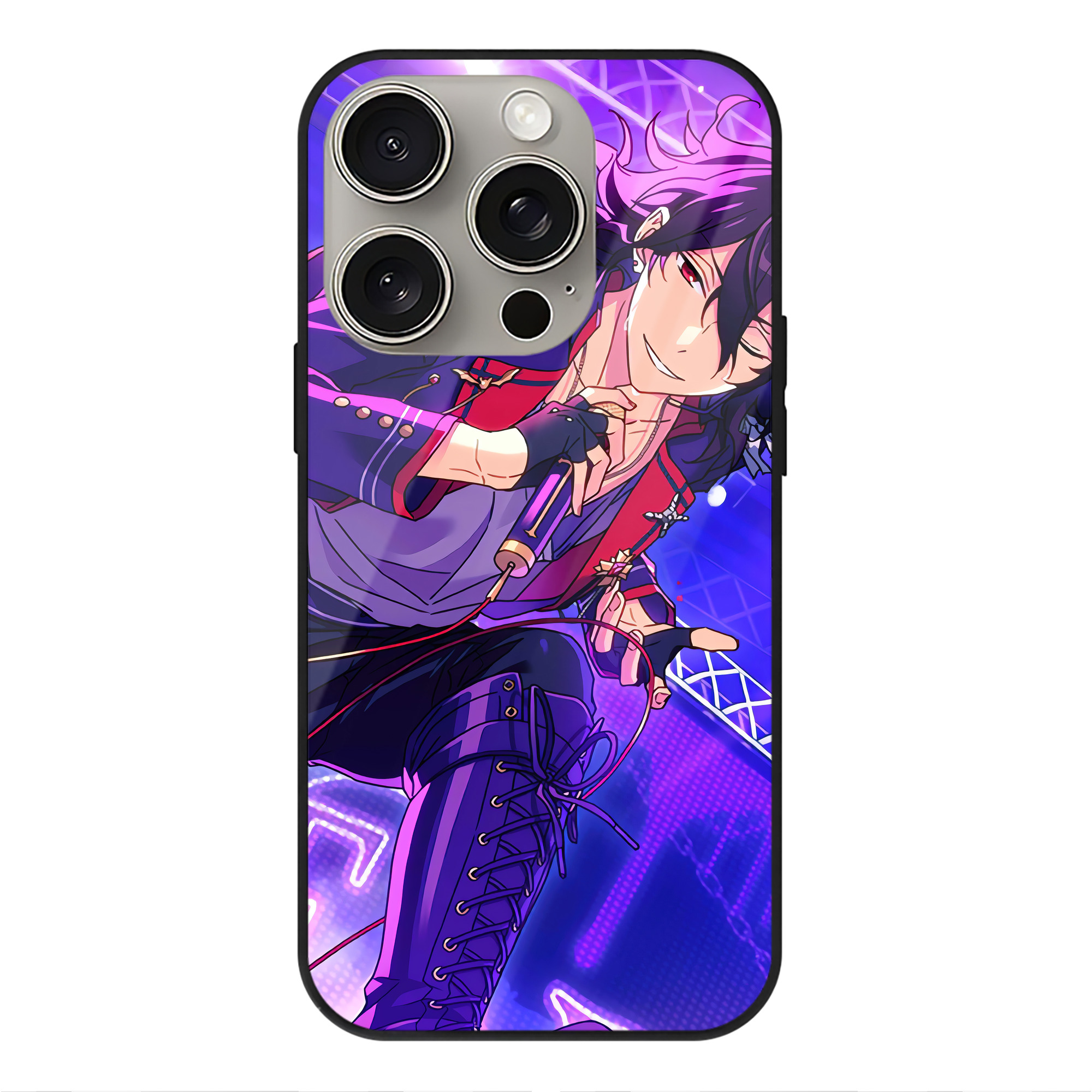 （画像用） あんさんぶるスターズ! Ensemble Stars 【iPhone15Pro対応】スマホケース 耐衝撃＆黄変防止 背面ガラス