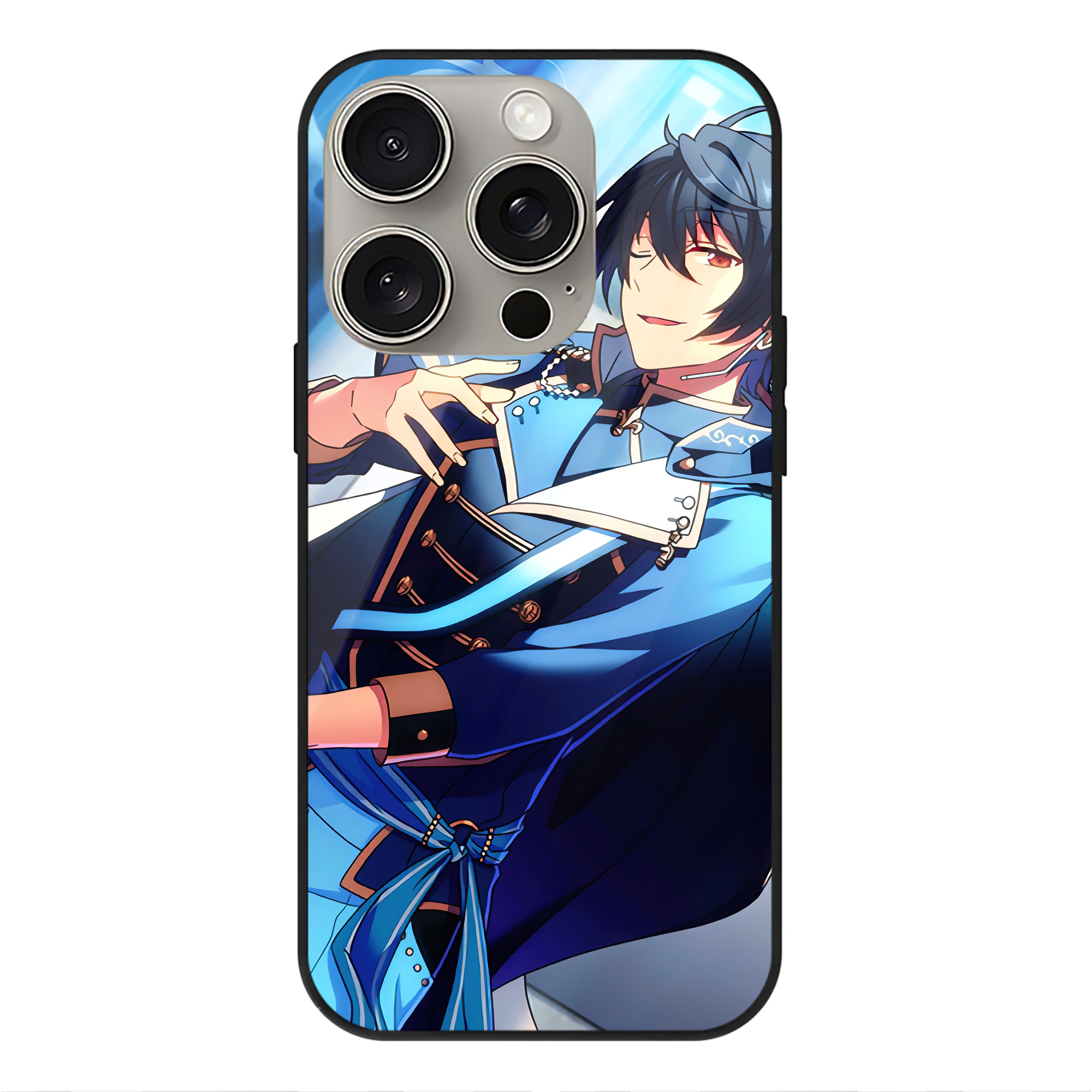 （画像用） あんさんぶるスターズ! Ensemble Stars 【iPhone15Pro対応】スマホケース 耐衝撃＆黄変防止 背面ガラス