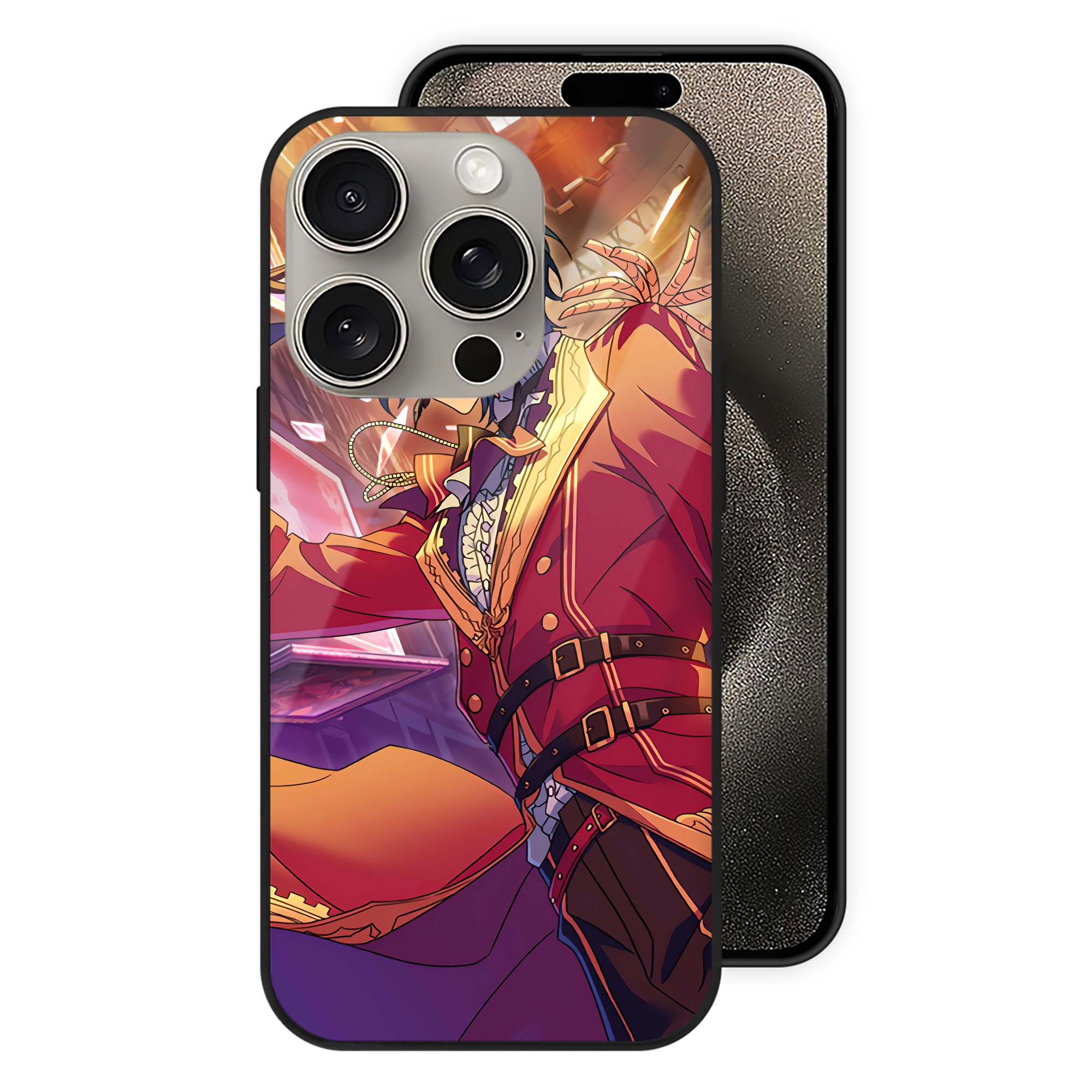 （画像用） あんさんぶるスターズ! Ensemble Stars 【iPhone15Pro対応】スマホケース 耐衝撃＆黄変防止 背面ガラス