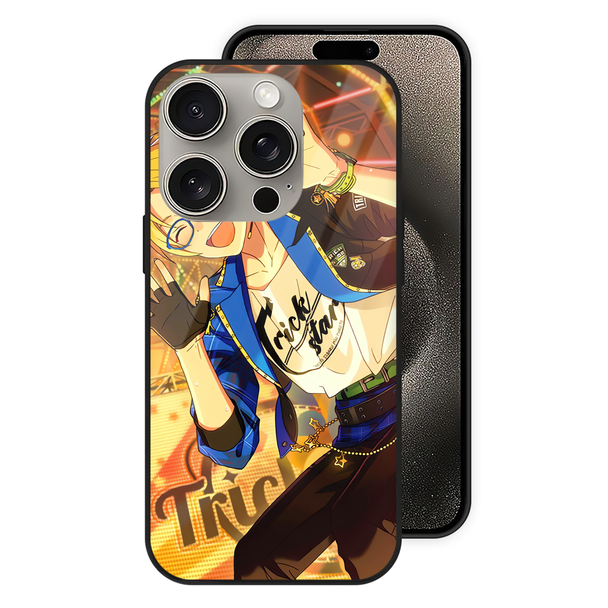 （画像用） あんさんぶるスターズ! Ensemble Stars 【iPhone15Pro対応】スマホケース 耐衝撃＆黄変防止 背面ガラス