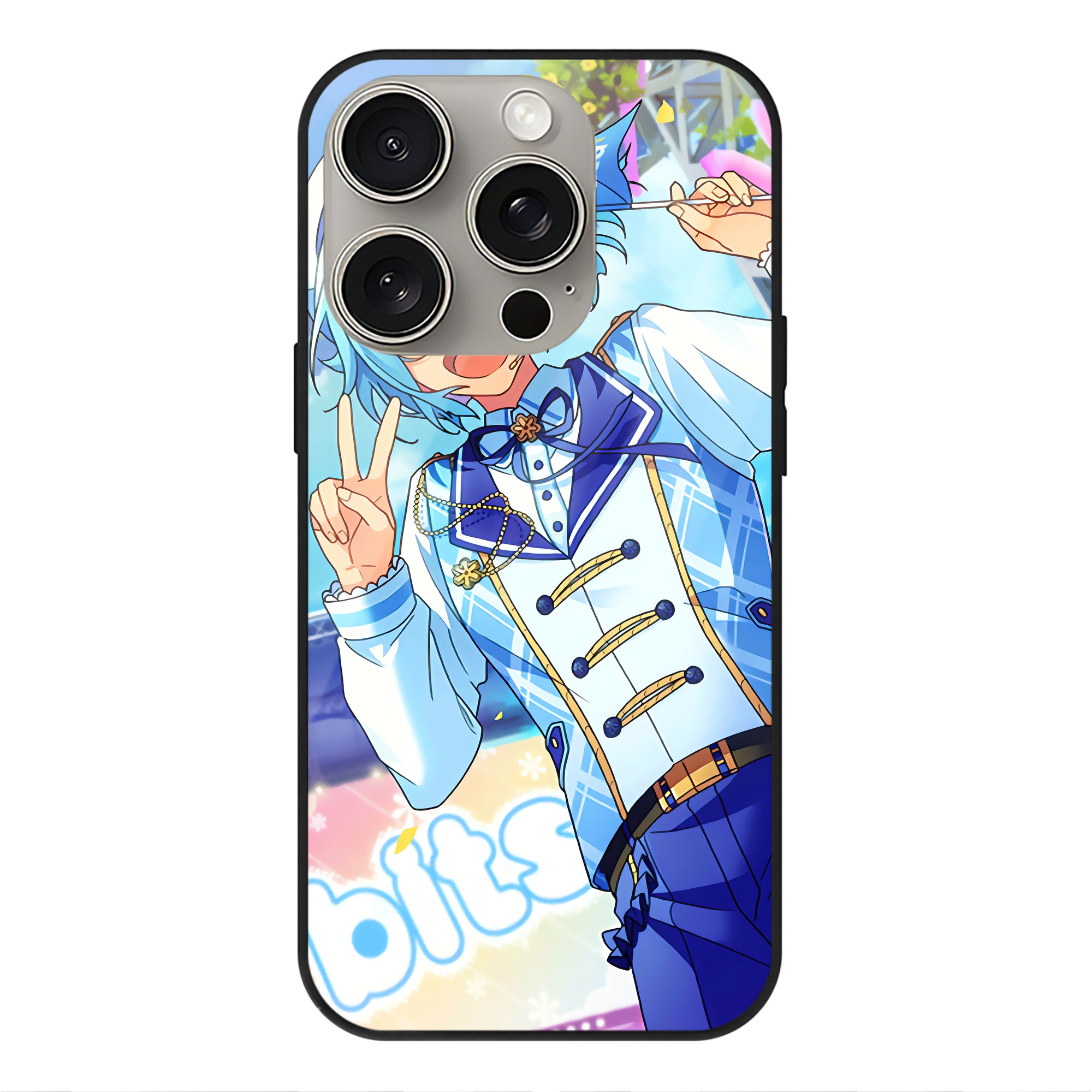 （画像用） あんさんぶるスターズ! Ensemble Stars 【iPhone15Pro対応】スマホケース 耐衝撃＆黄変防止 背面ガラス