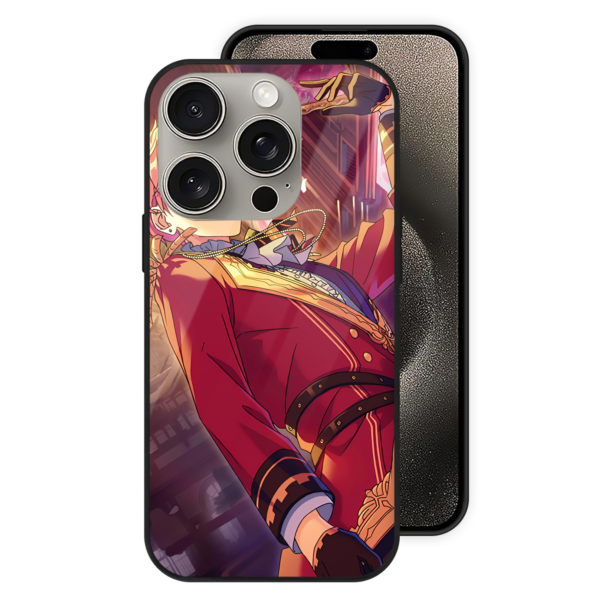 （画像用） あんさんぶるスターズ! Ensemble Stars 【iPhone15Pro対応】スマホケース 耐衝撃＆黄変防止 背面ガラス