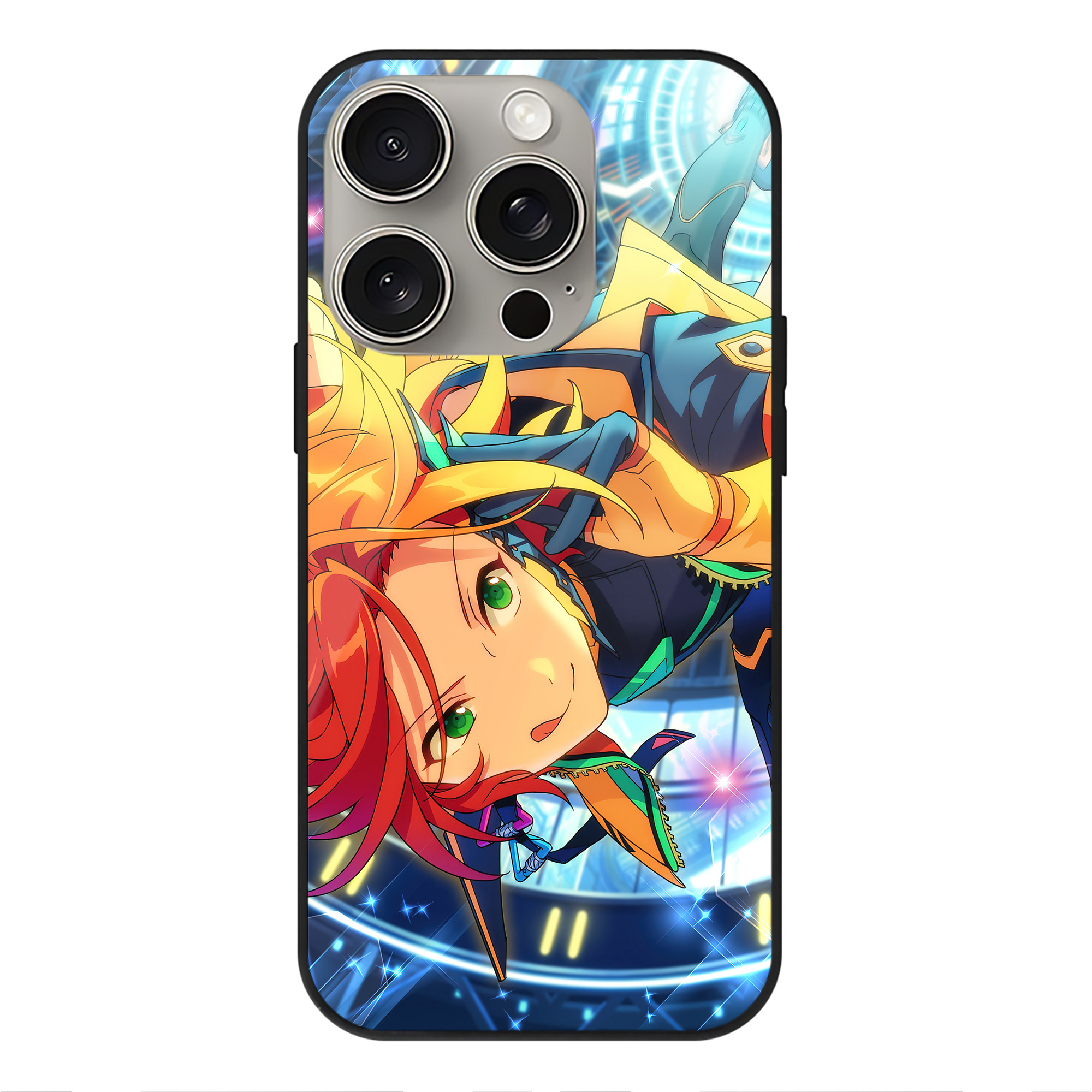 （画像用） あんさんぶるスターズ! Ensemble Stars 【iPhone15Pro対応】スマホケース 耐衝撃＆黄変防止 背面ガラス