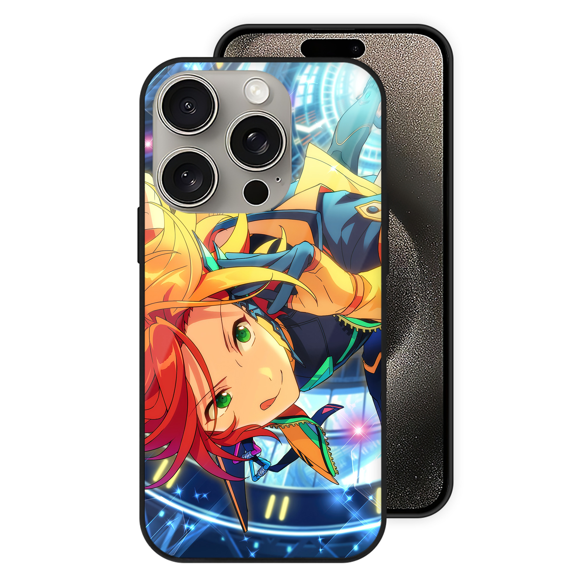 （画像用） あんさんぶるスターズ! Ensemble Stars 【iPhone15Pro対応】スマホケース 耐衝撃＆黄変防止 背面ガラス
