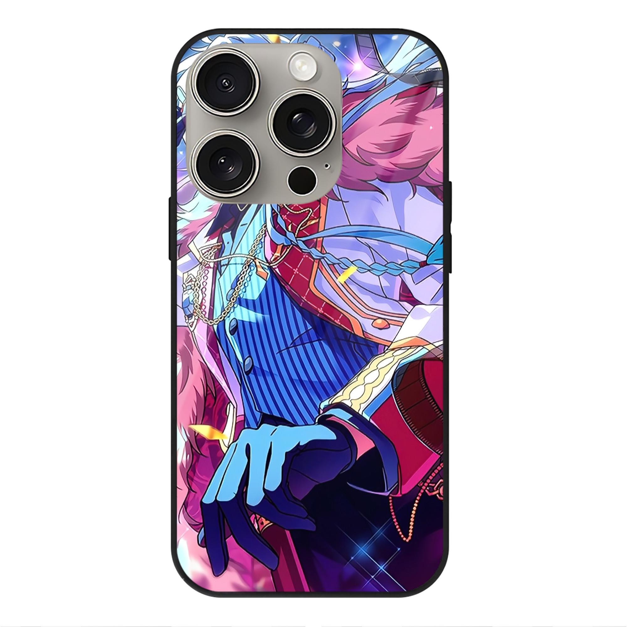 （画像用） あんさんぶるスターズ! Ensemble Stars 【iPhone15Pro対応】スマホケース 耐衝撃＆黄変防止 背面ガラス