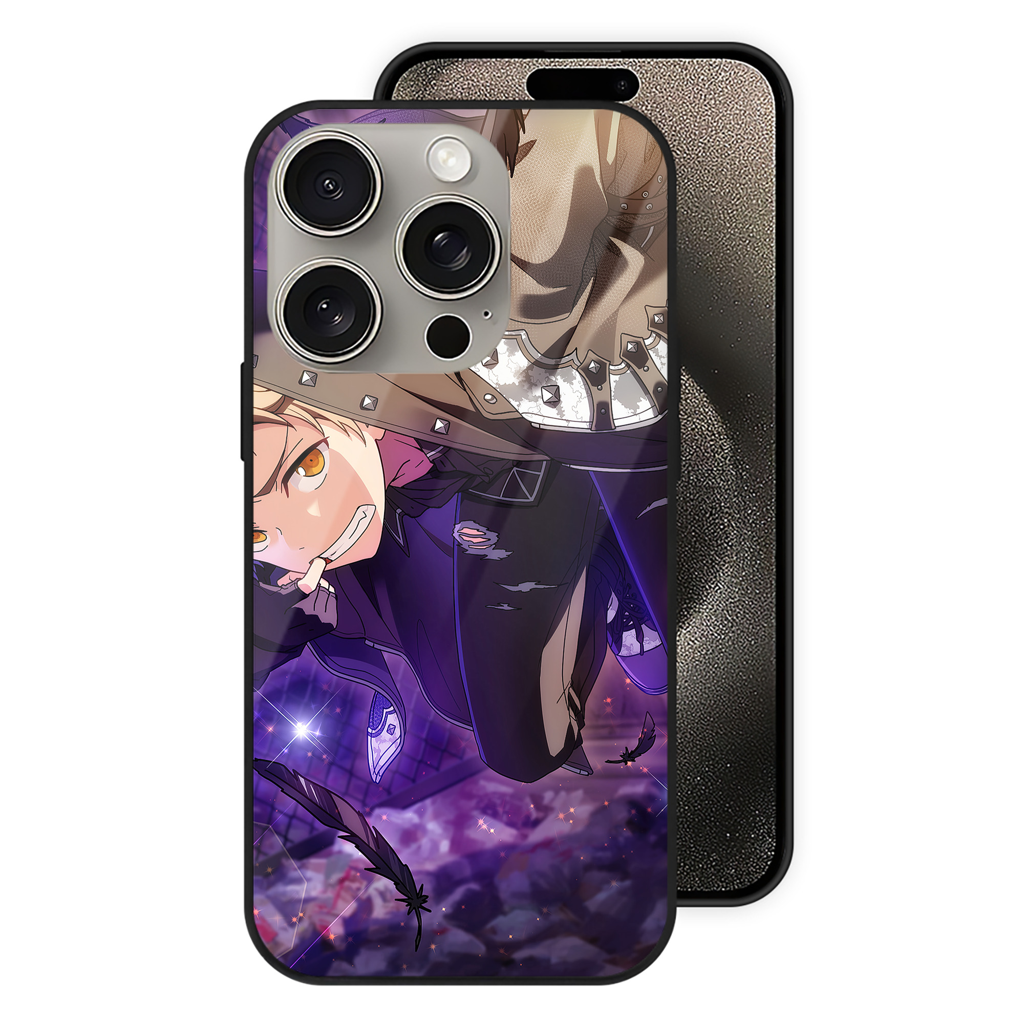 （画像用） あんさんぶるスターズ! Ensemble Stars 【iPhone15Pro対応】スマホケース 耐衝撃＆黄変防止 背面ガラス