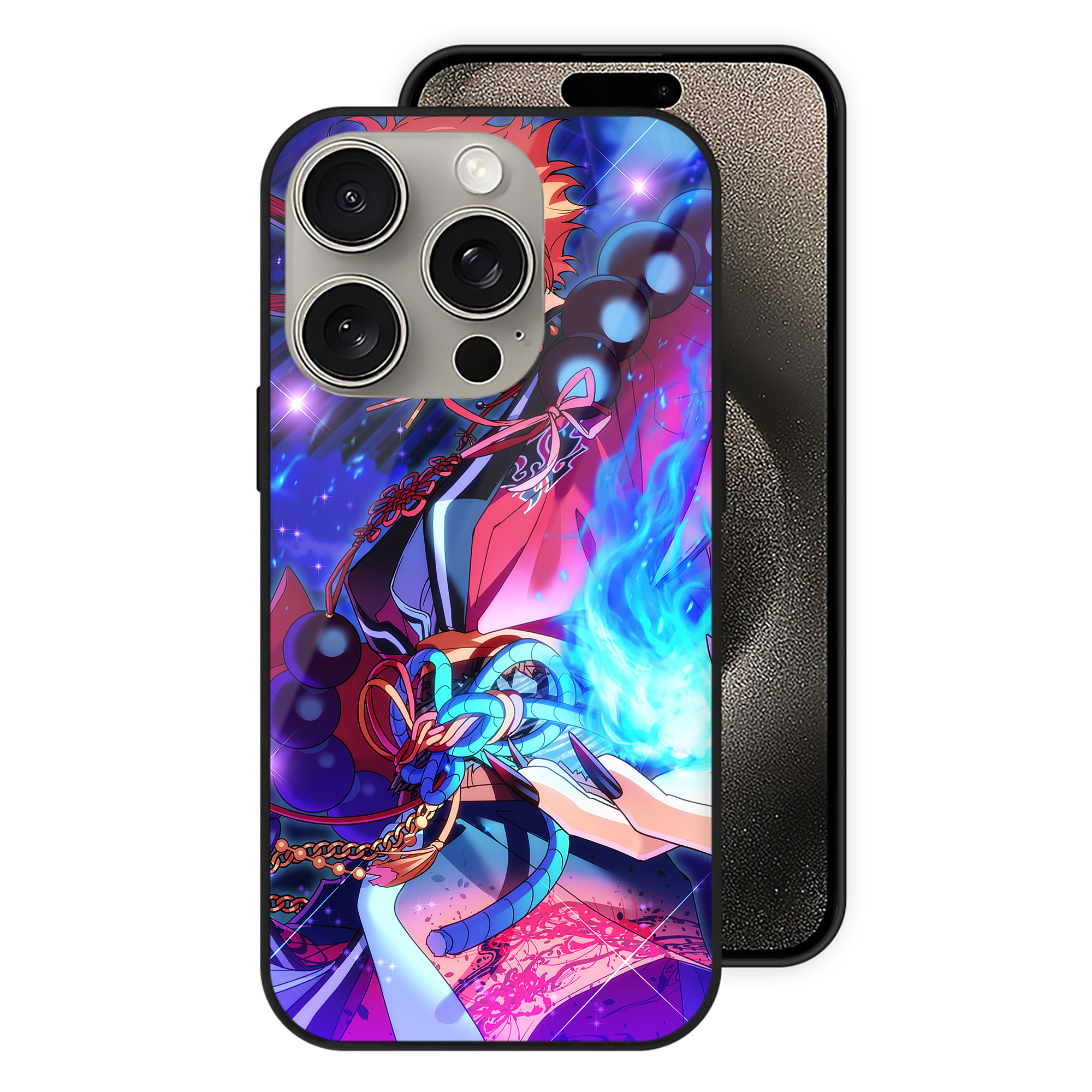 （画像用） あんさんぶるスターズ! Ensemble Stars 【iPhone15Pro対応】スマホケース 耐衝撃＆黄変防止 背面ガラス