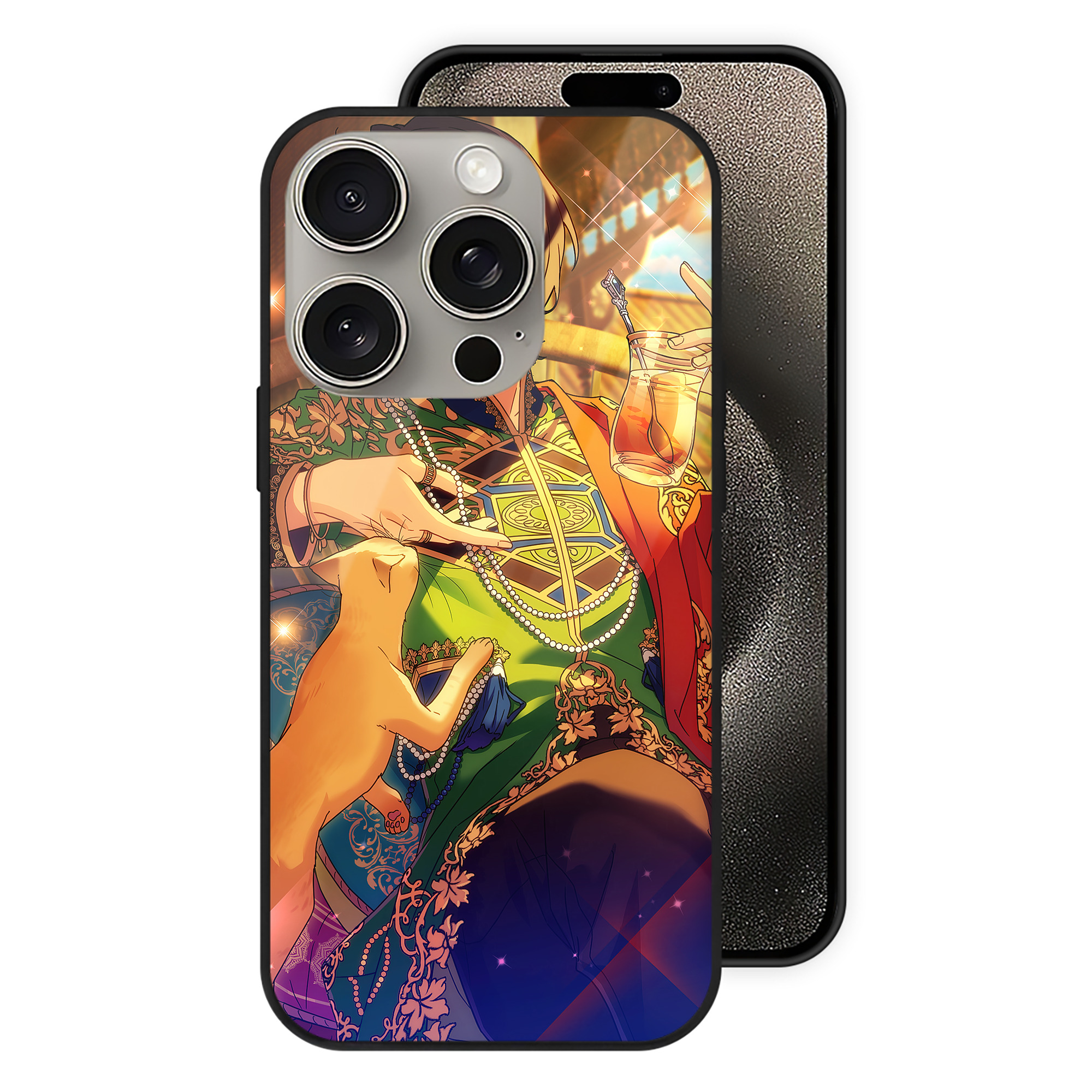 （画像用） あんさんぶるスターズ! Ensemble Stars 【iPhone15Pro対応】スマホケース 耐衝撃＆黄変防止 背面ガラス