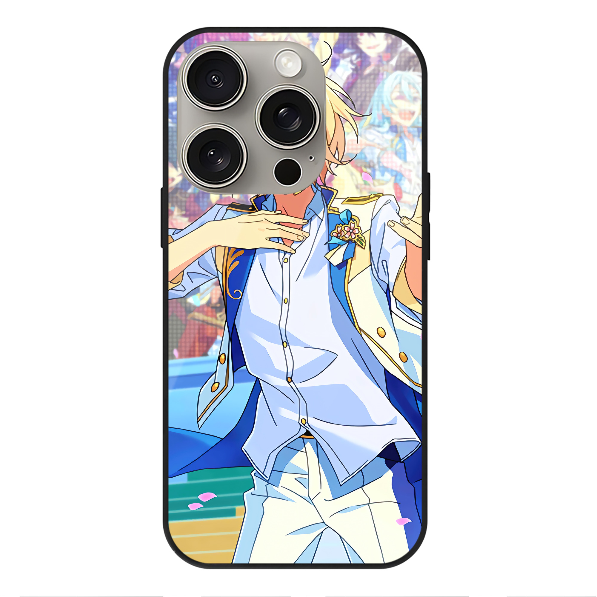 （画像用） あんさんぶるスターズ! Ensemble Stars 【iPhone15Pro対応】スマホケース 耐衝撃＆黄変防止 背面ガラス