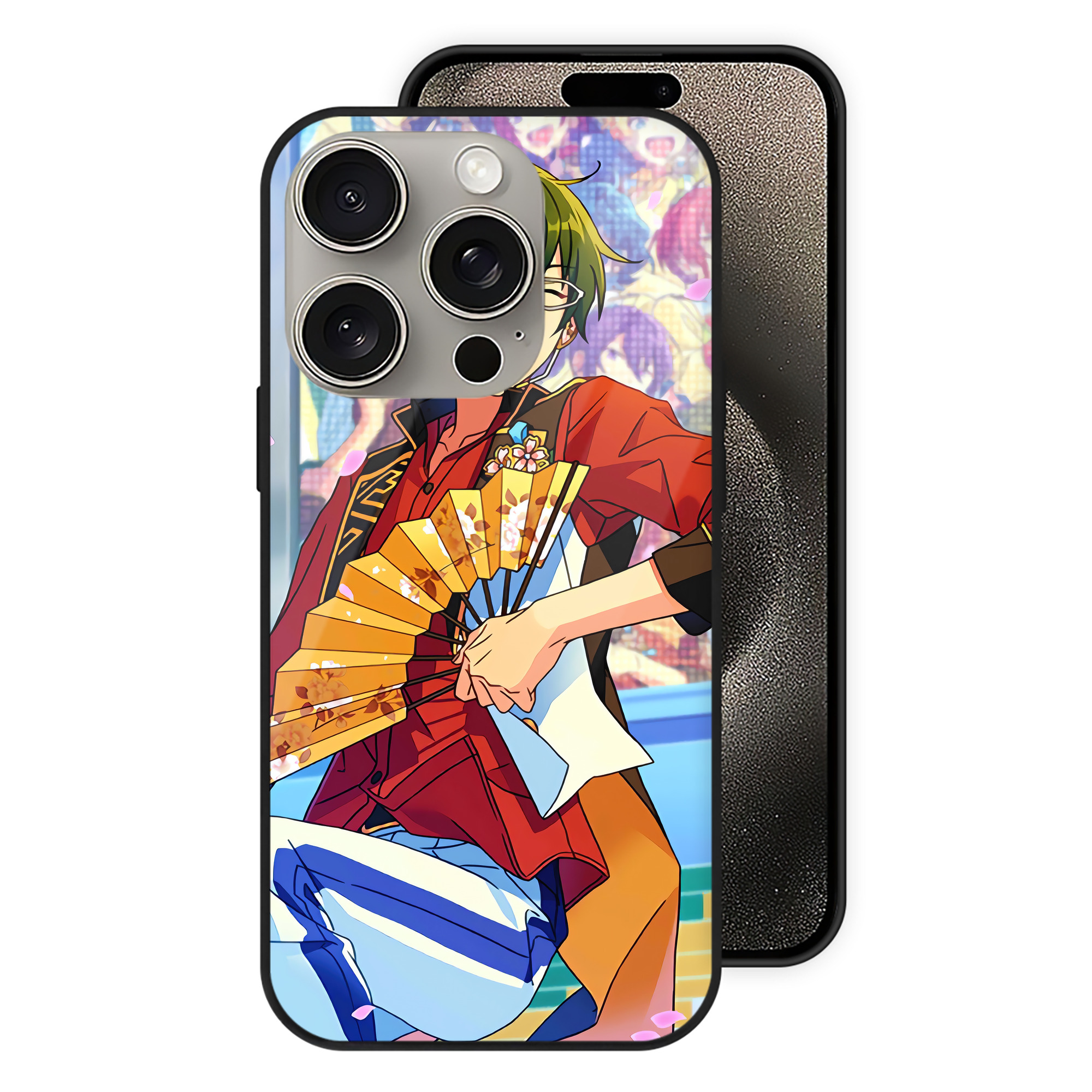 （画像用） あんさんぶるスターズ! Ensemble Stars 【iPhone15Pro対応】スマホケース 耐衝撃＆黄変防止 背面ガラス