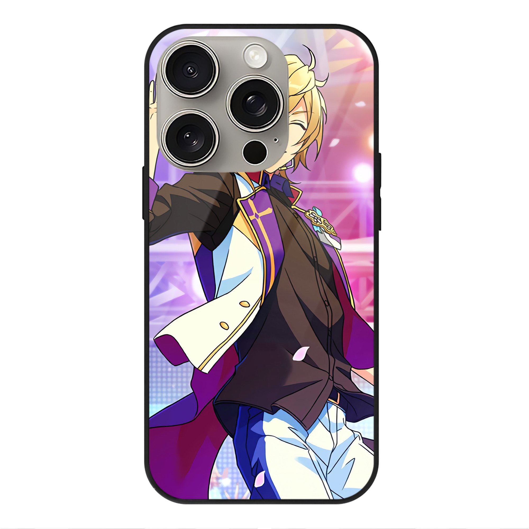（画像用） あんさんぶるスターズ! Ensemble Stars 【iPhone15Pro対応】スマホケース 耐衝撃＆黄変防止 背面ガラス