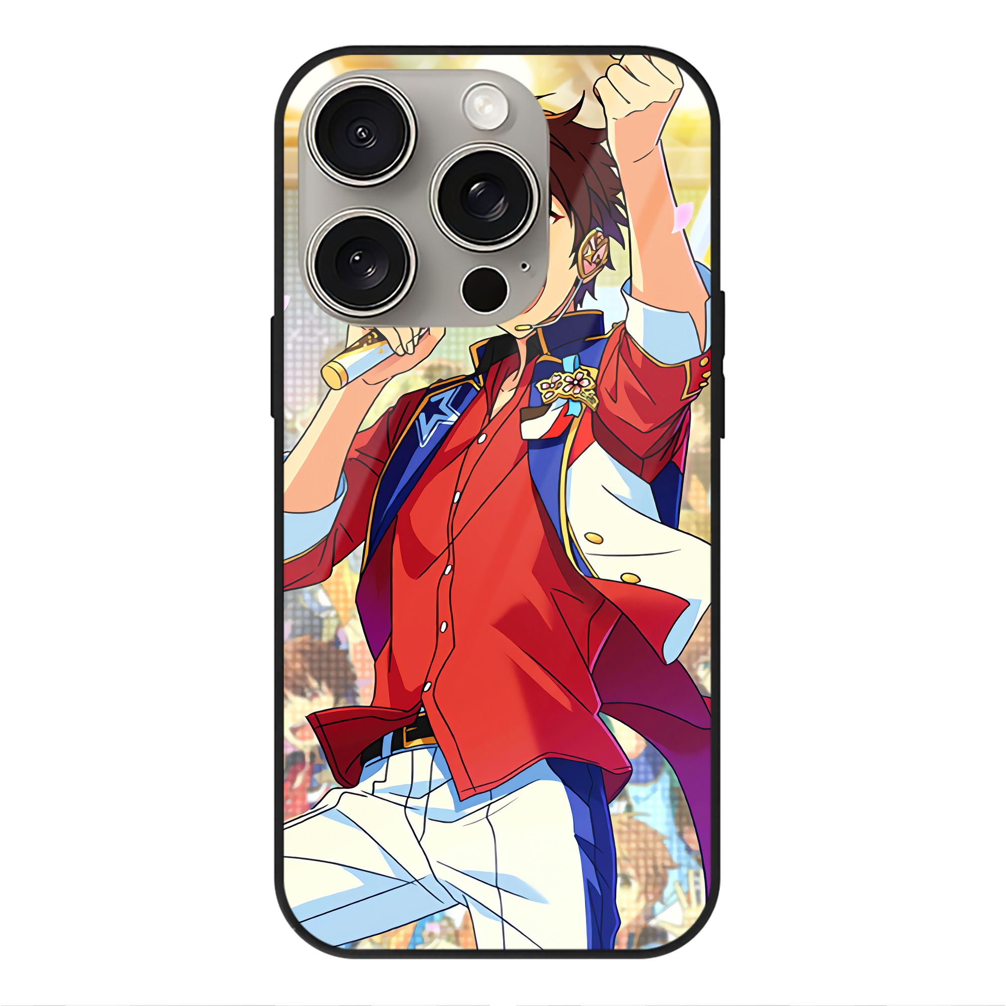 （画像用） あんさんぶるスターズ! Ensemble Stars 【iPhone15Pro対応】スマホケース 耐衝撃＆黄変防止 背面ガラス
