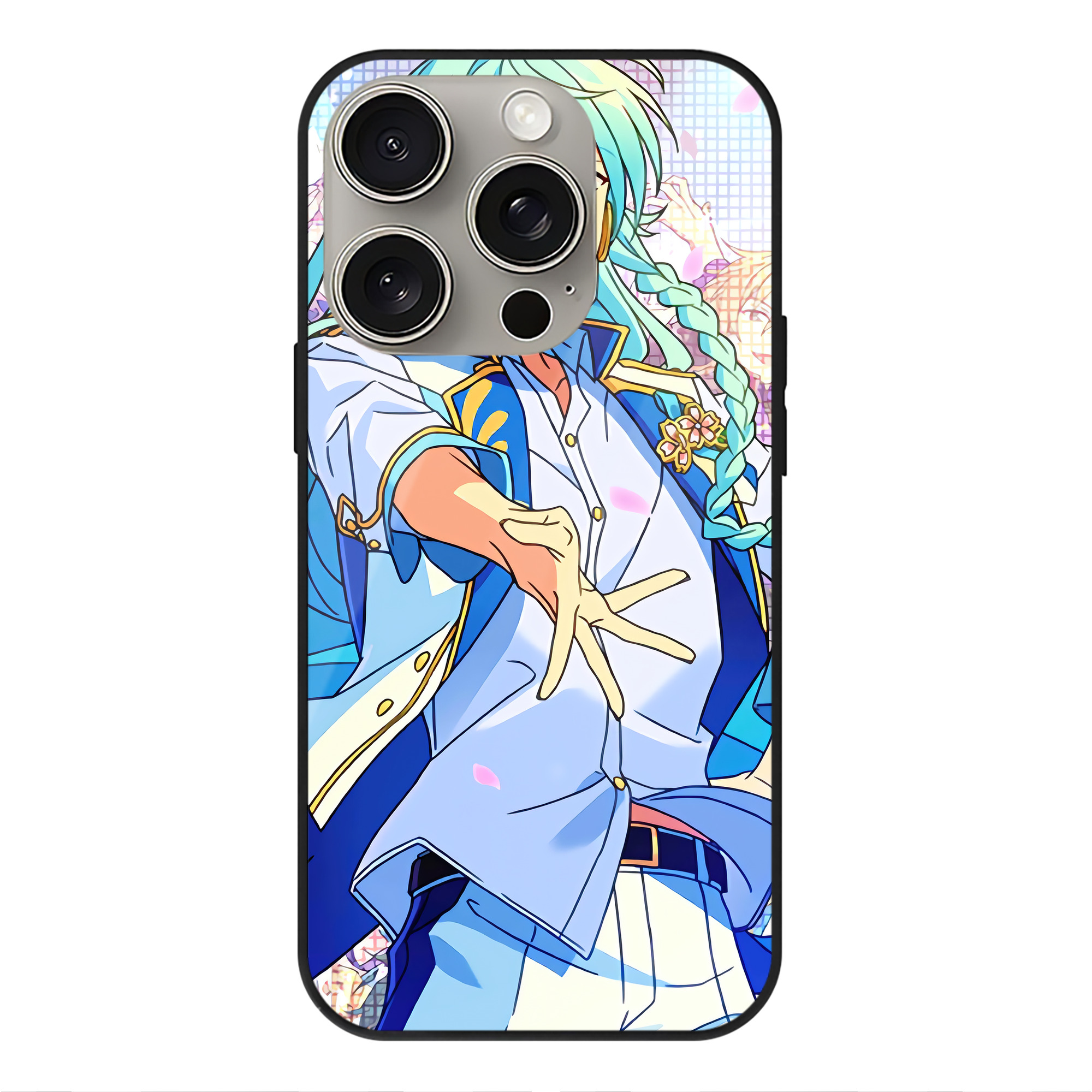 （画像用） あんさんぶるスターズ! Ensemble Stars 【iPhone15Pro対応】スマホケース 耐衝撃＆黄変防止 背面ガラス